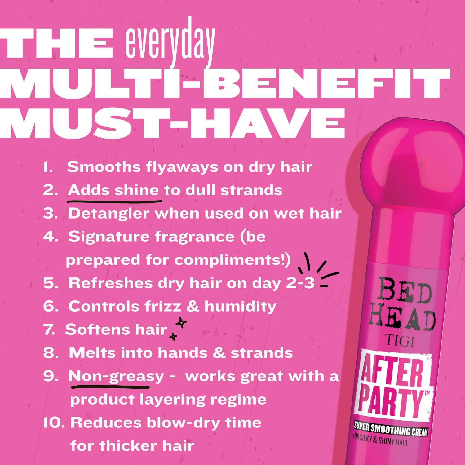 Tigi Bed Head After Party crema lisciante anticrespo