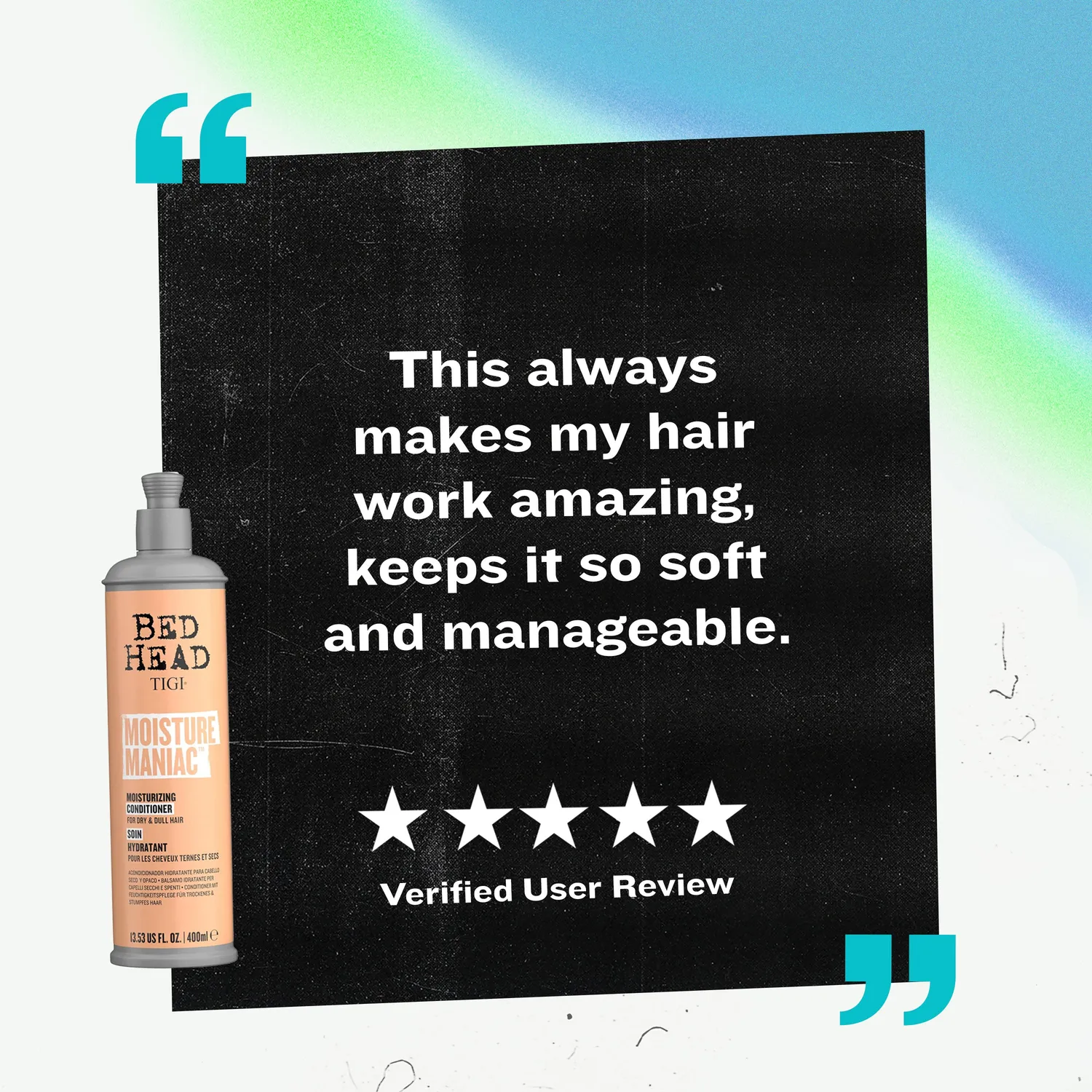 Tigi Bed Head Moisture Maniac Balsamo Capelli Secchi