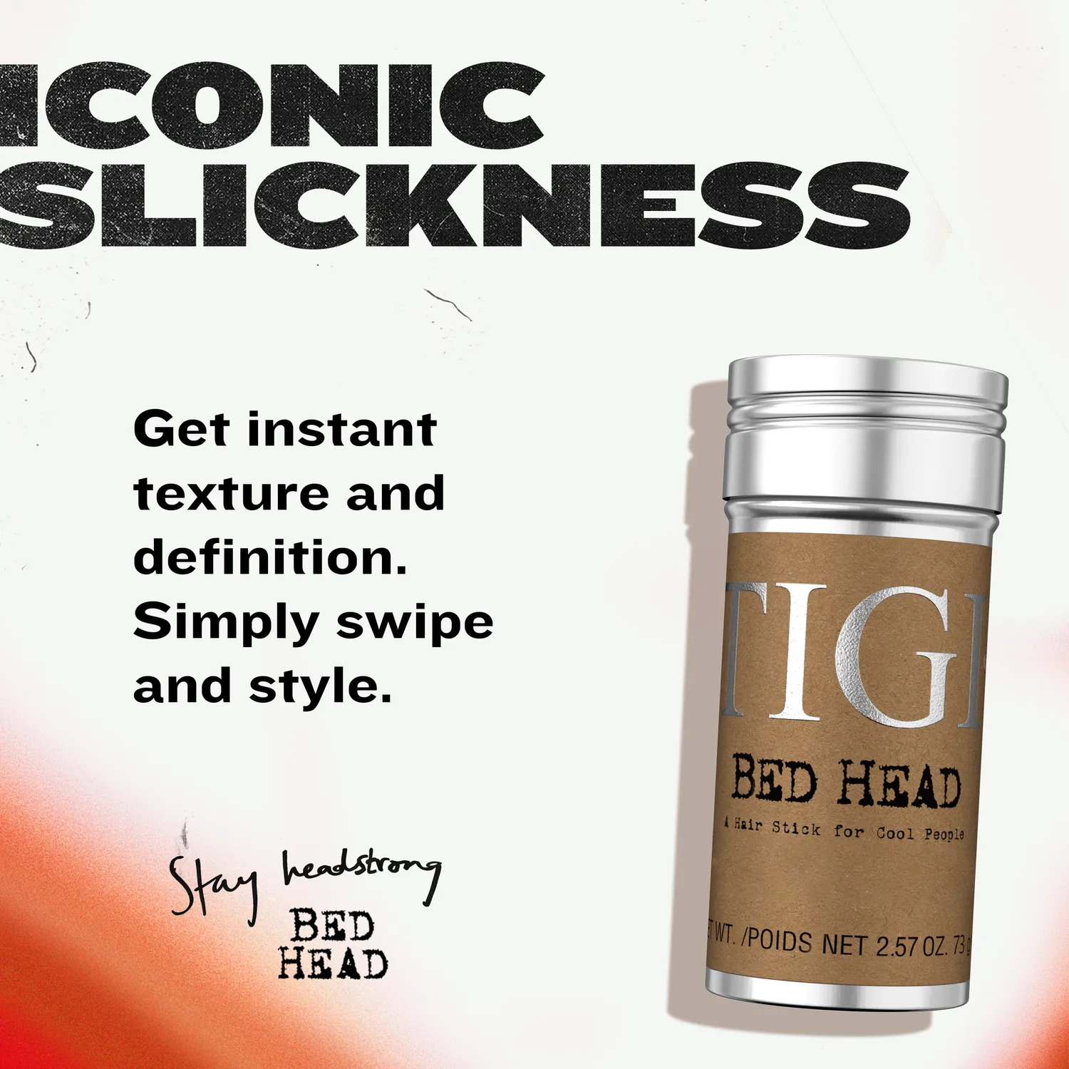 Tigi Bed Head Wax Stick Cera Stick Texture Semi-Mat
