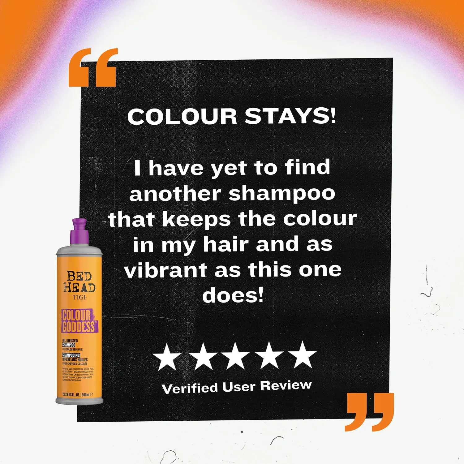 Tigi Bed Head Colour Goddess shampoo capelli colorati