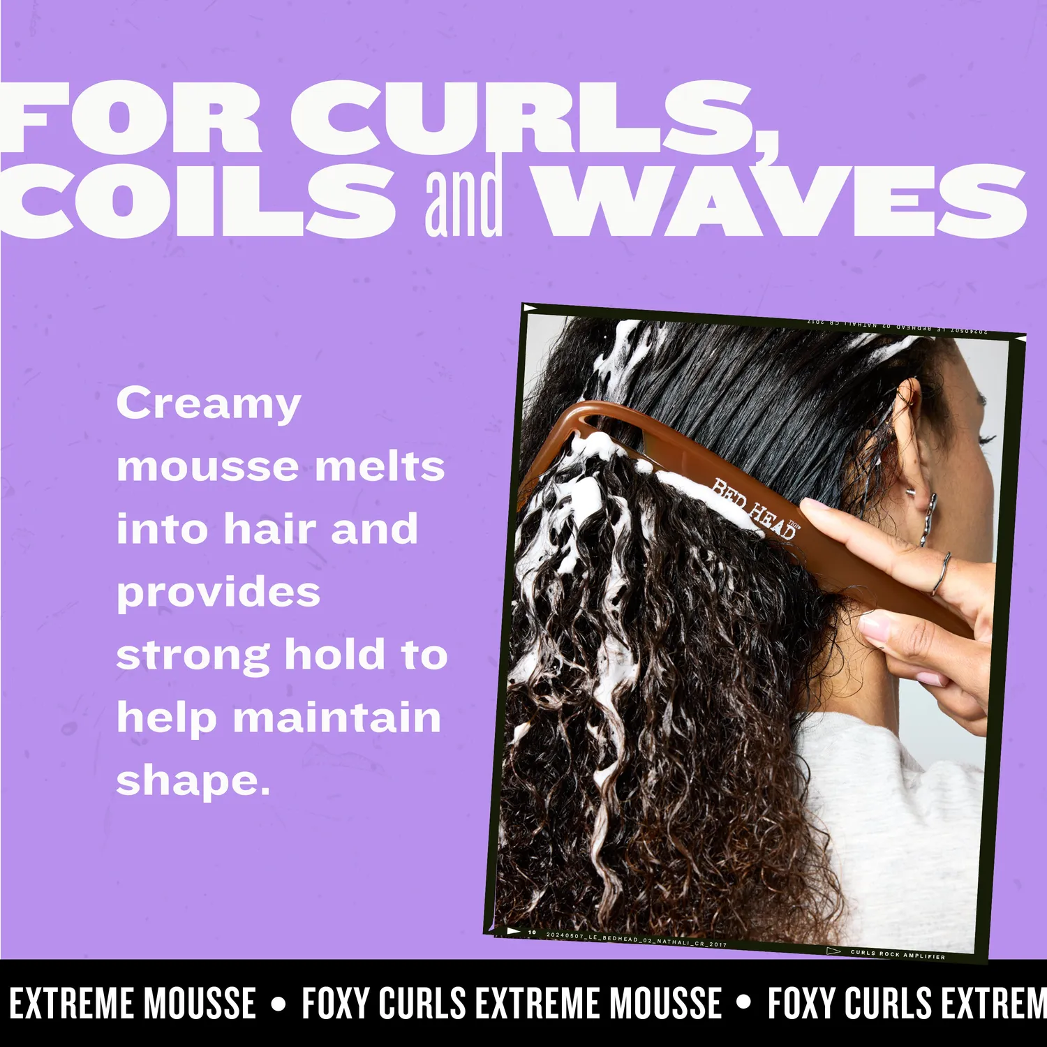 Tigi Bed Head Foxy Curls mousse tenuta forte