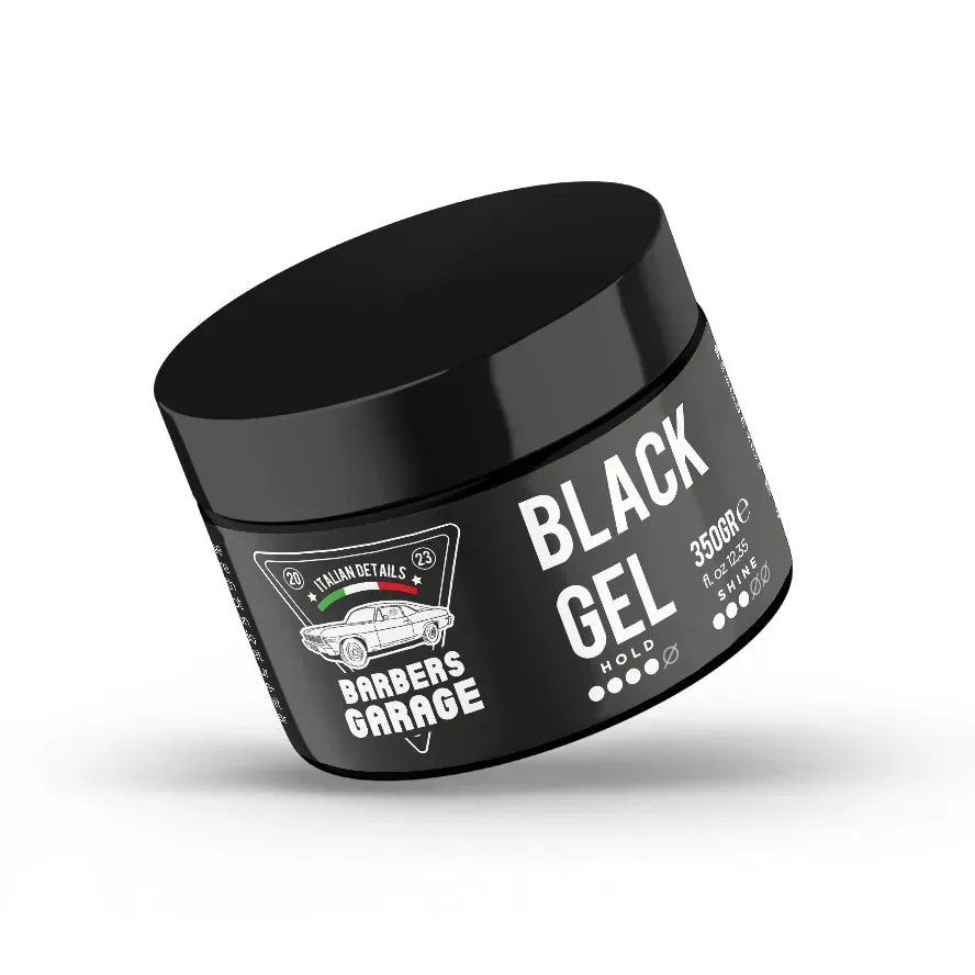 Barbers Garage Black Gel capelli effetto intenso