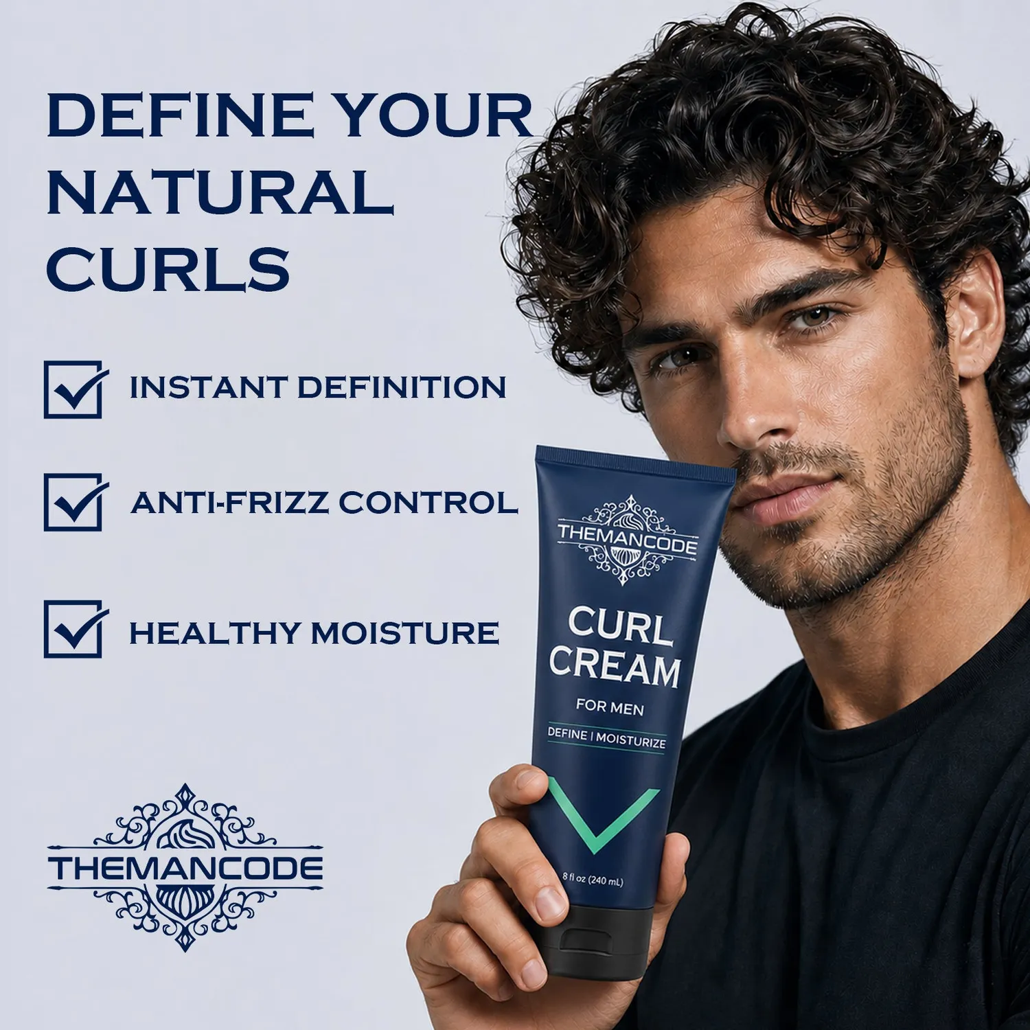TheMancode Curl Cream crema ricci uomo 260 ml leggera