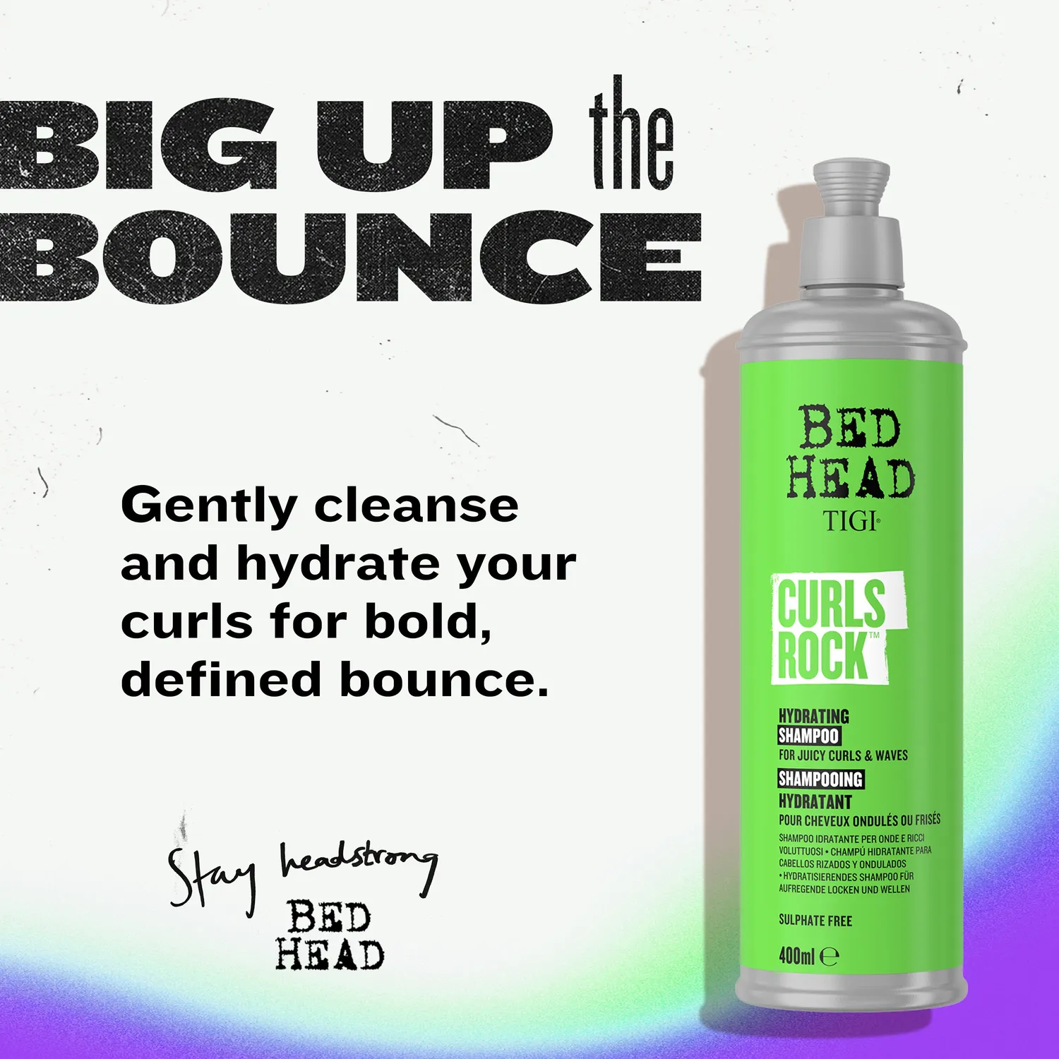 TIGI Bed Head Curls Rock Shampoo Ricci Idratante Argan