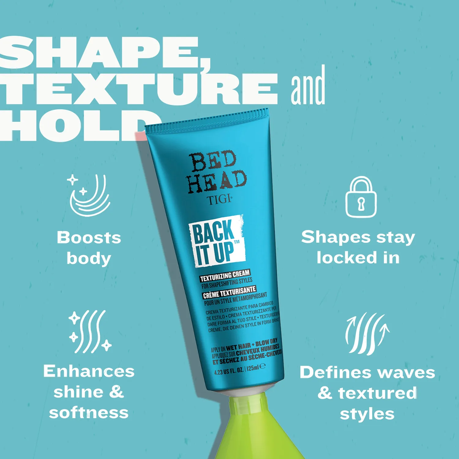 Tigi Bed Head Back It Up crema testurizzante onde