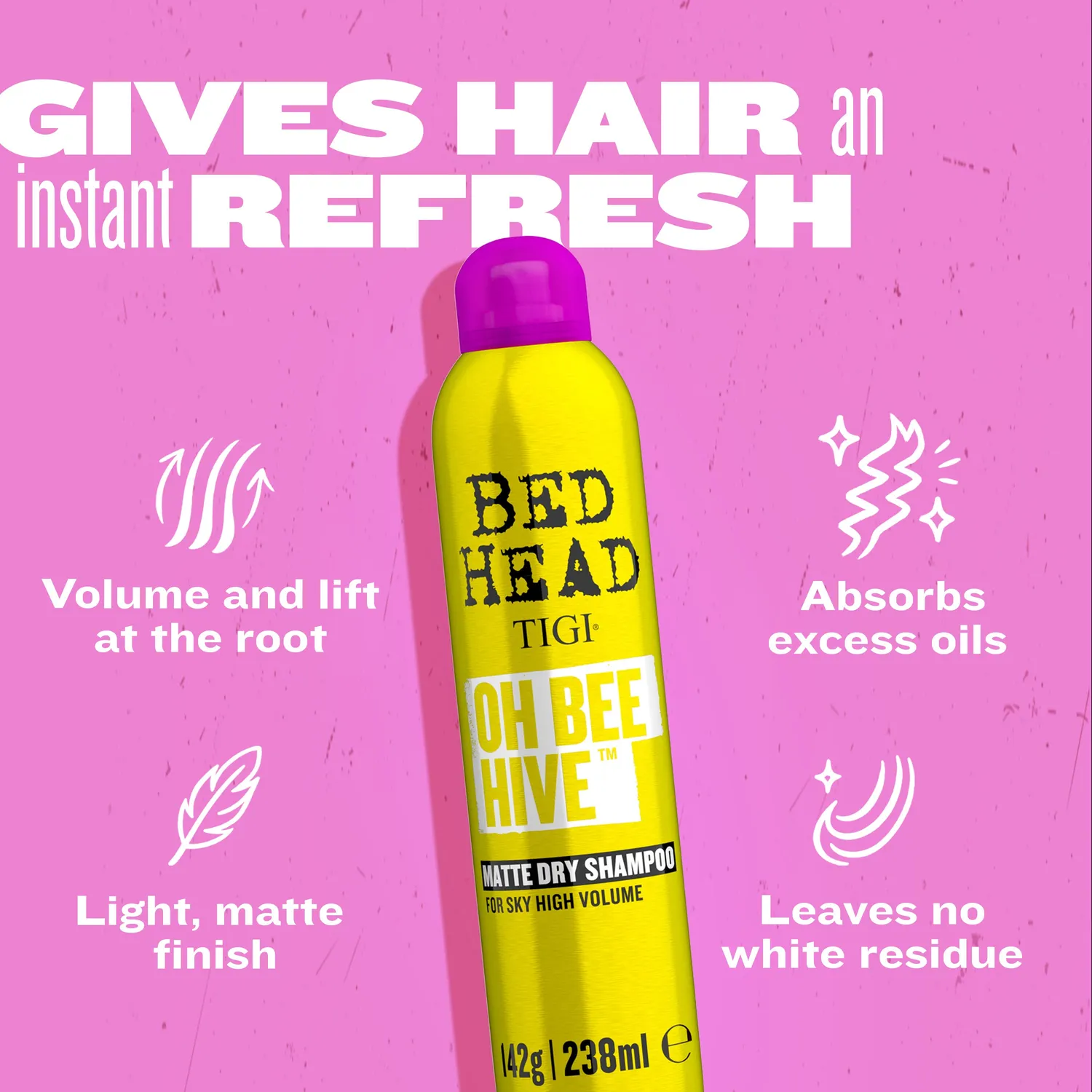 Tigi Bed Head Oh Bee Hive shampoo secco volumizzante