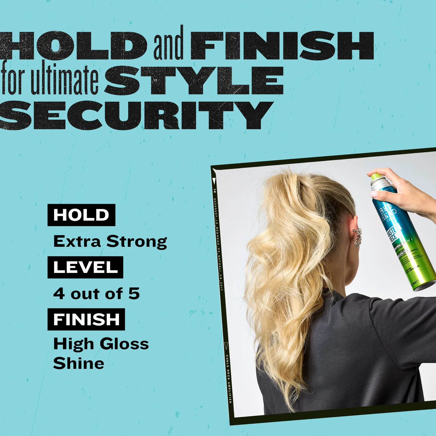 Tigi Bed Head Masterpiece lacca capelli tenuta forte lucida
