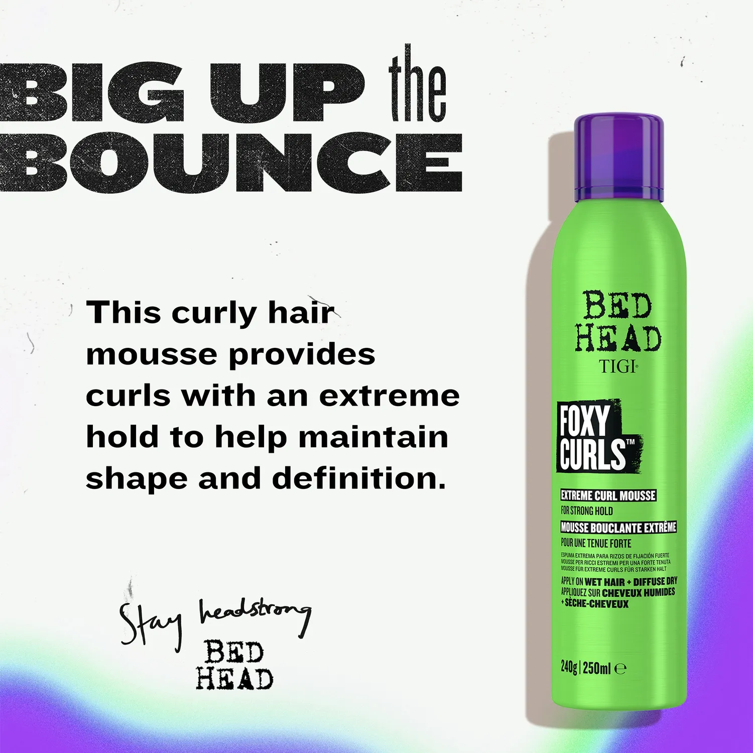 Tigi Bed Head Foxy Curls mousse tenuta forte