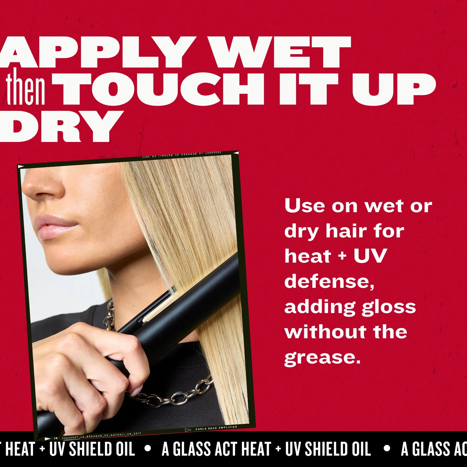 Tigi Bed Head A Glass Act Olio Termoprotettore 230°