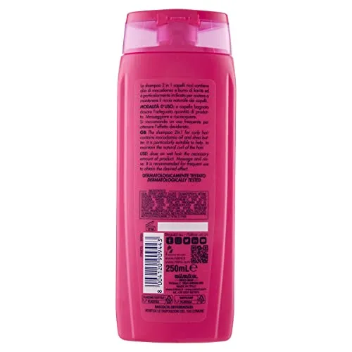 Elidor Effetto Yo-Yo Shampoo 2 in 1 Ricci 250 ml Karitè