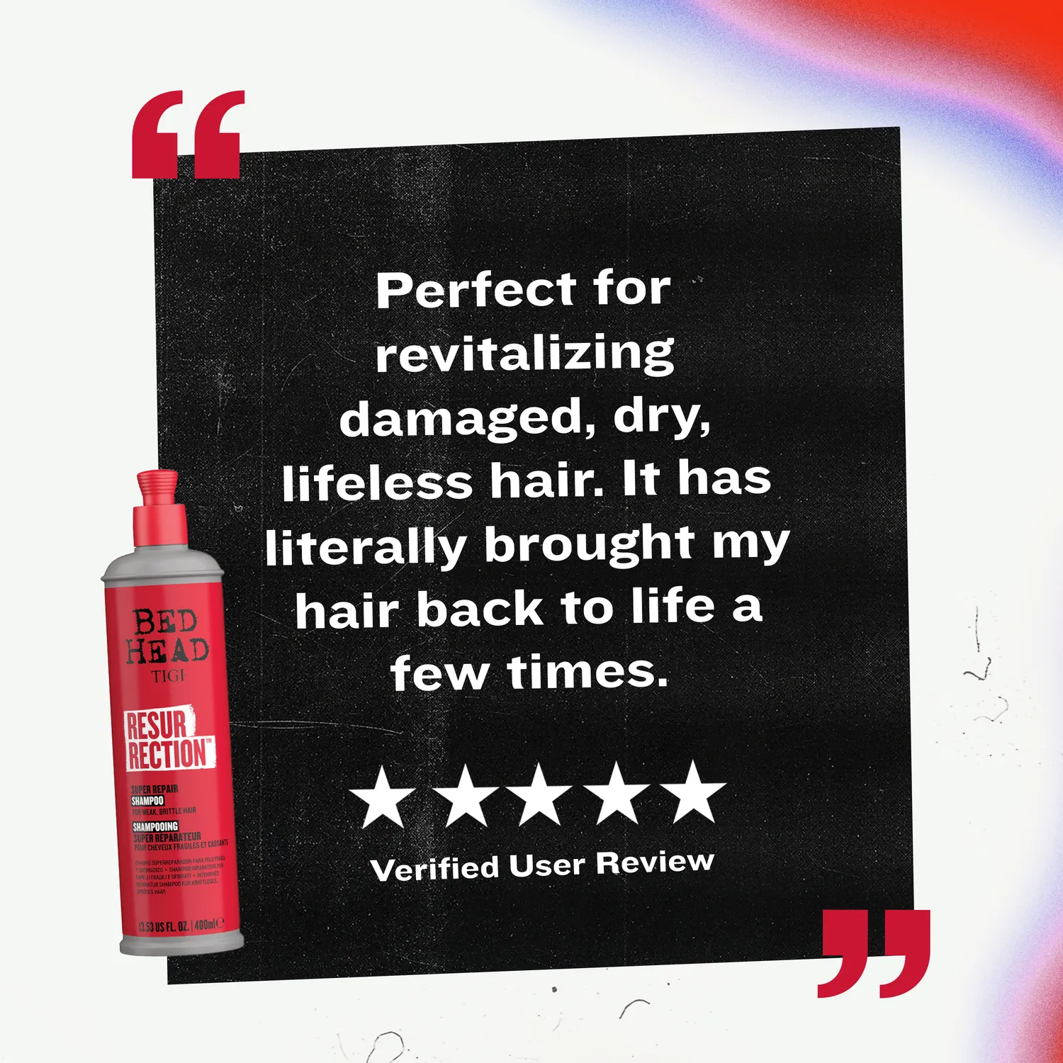 Tigi Bed Head Resurrection shampoo capelli danneggiati