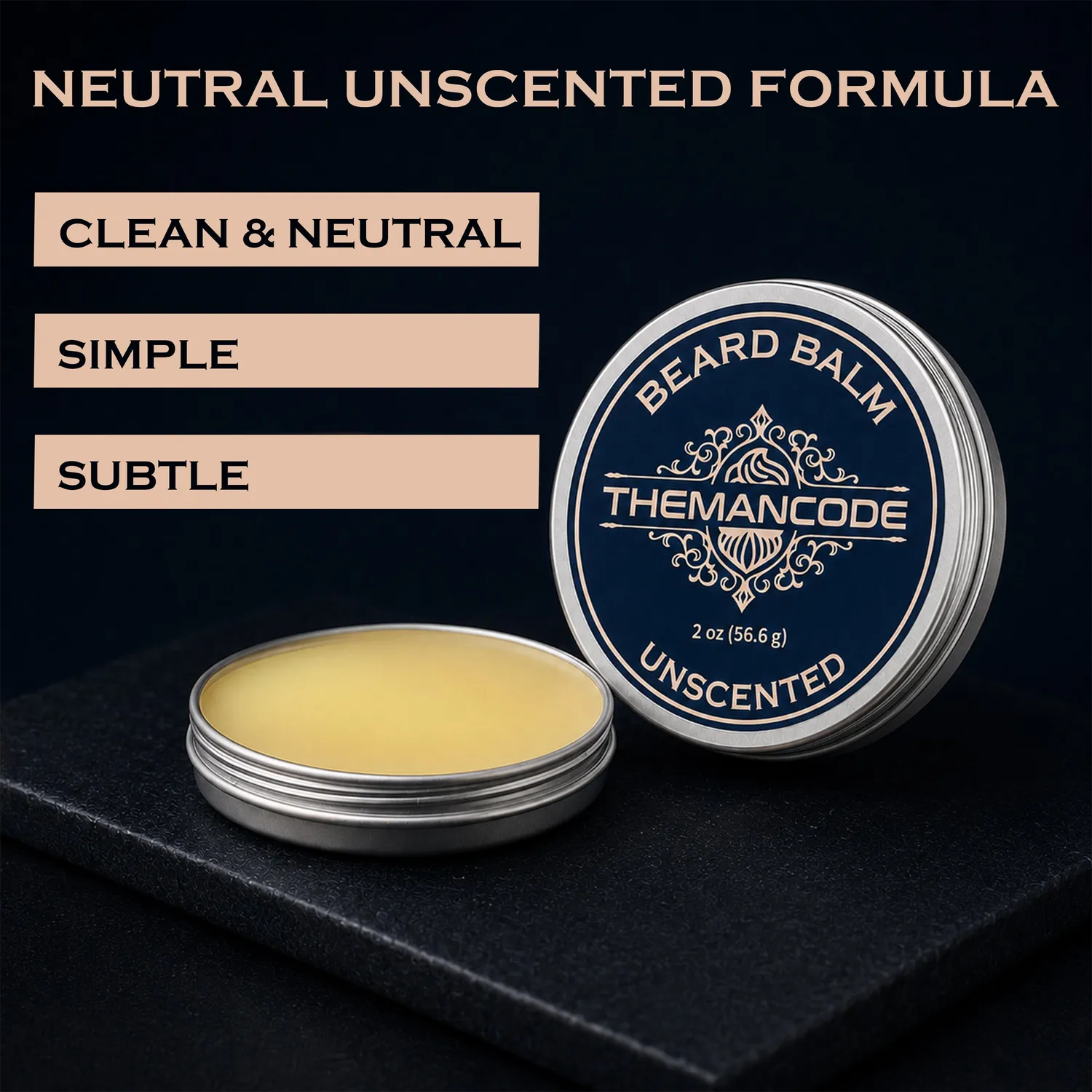 THEMANCODE Beard Balm balsamo barba senza profumo modellante