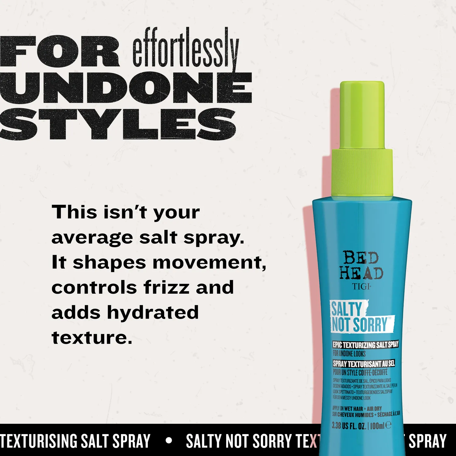 TIGI Bed Head Salty Not Sorry Spray Sale Testurizzante
