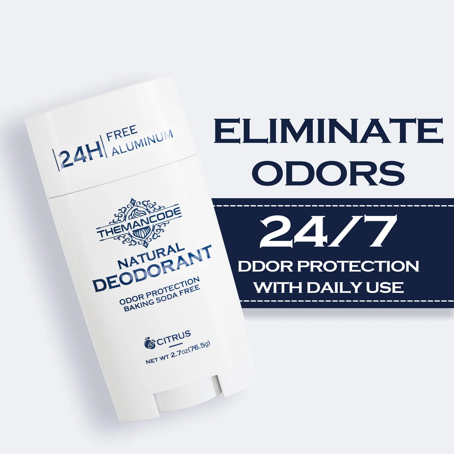 THEMANCODE Natural Deodorant deodorante agrumi senza alluminio
