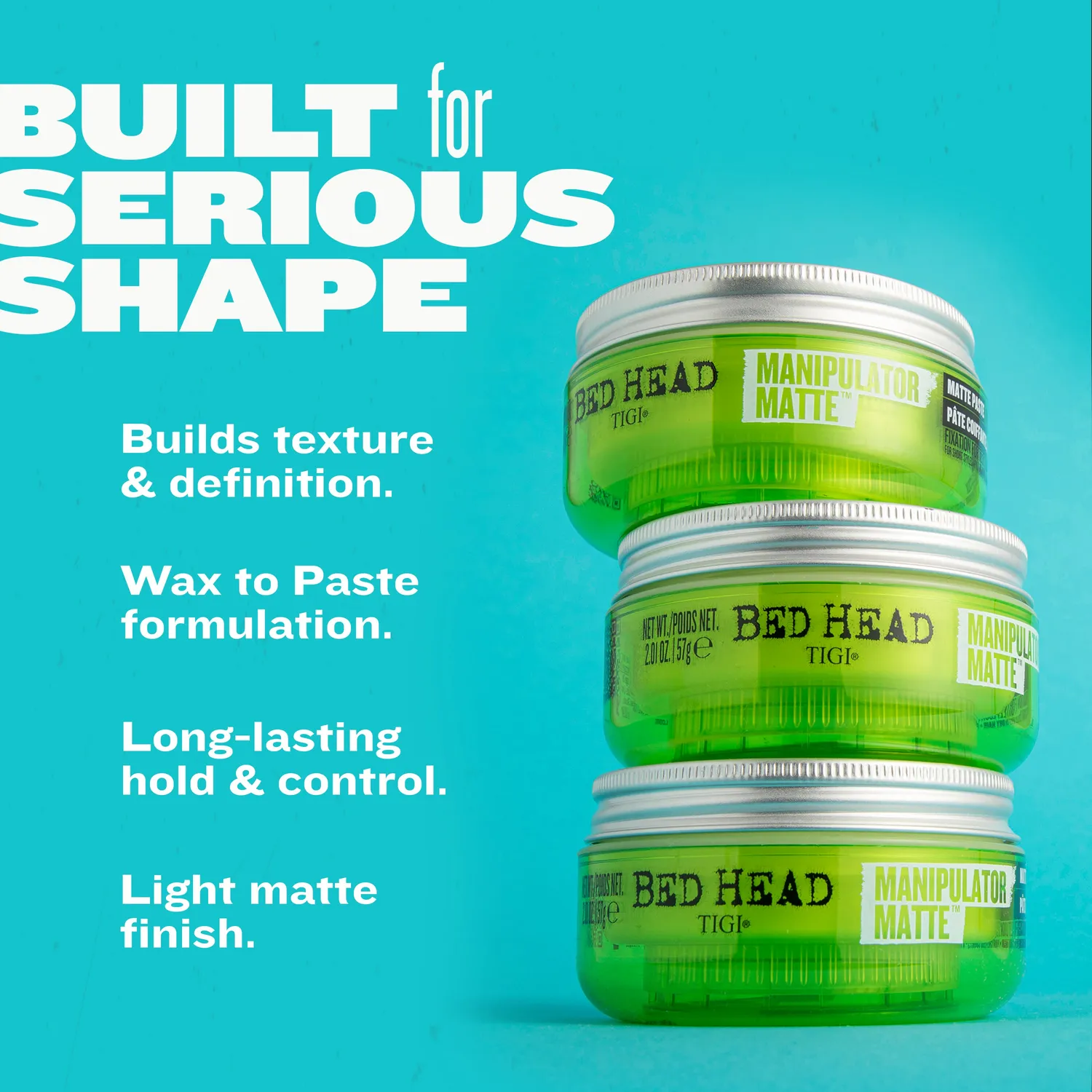 TIGI Bed Head Manipulator Matte Cera Capelli Opaca Forte