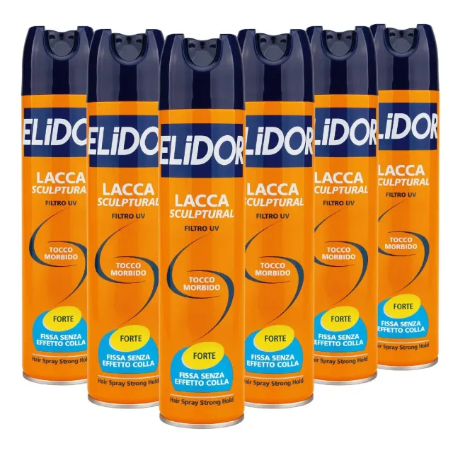 Elidor Sculptural lacca fissaggio forte 6x300 ml