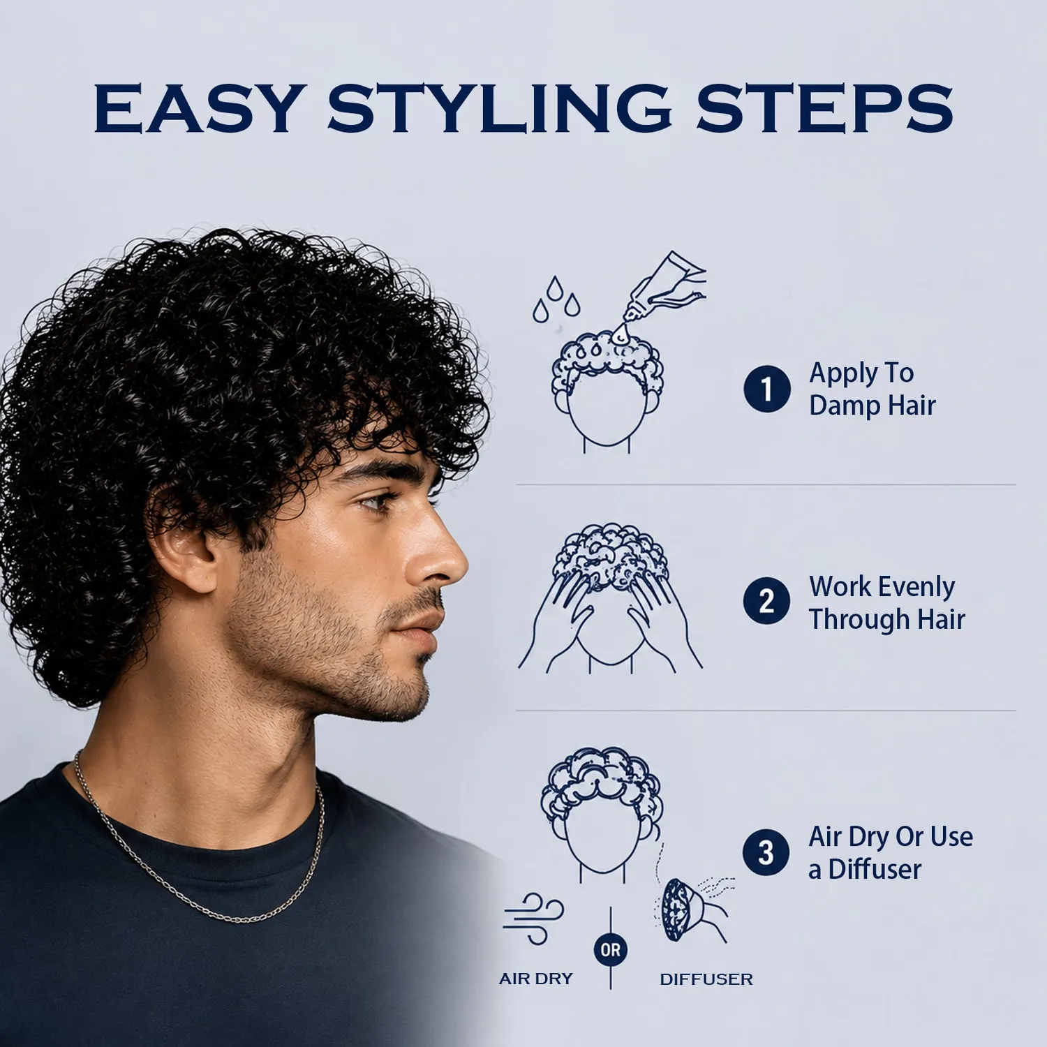 TheMancode Curl Cream crema ricci uomo 260 ml leggera