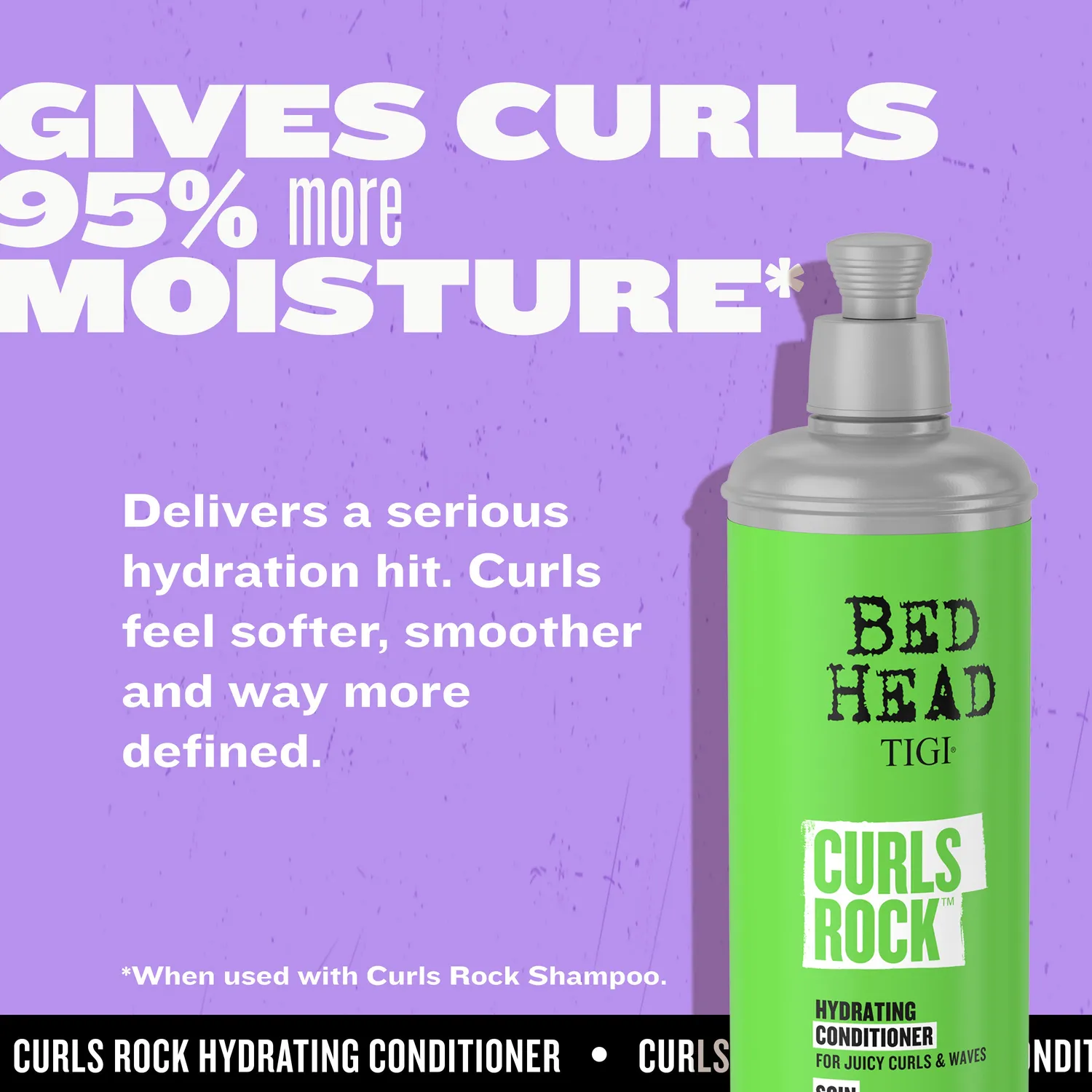 Tigi Bed Head Curls Rock balsamo idratante ricci e onde