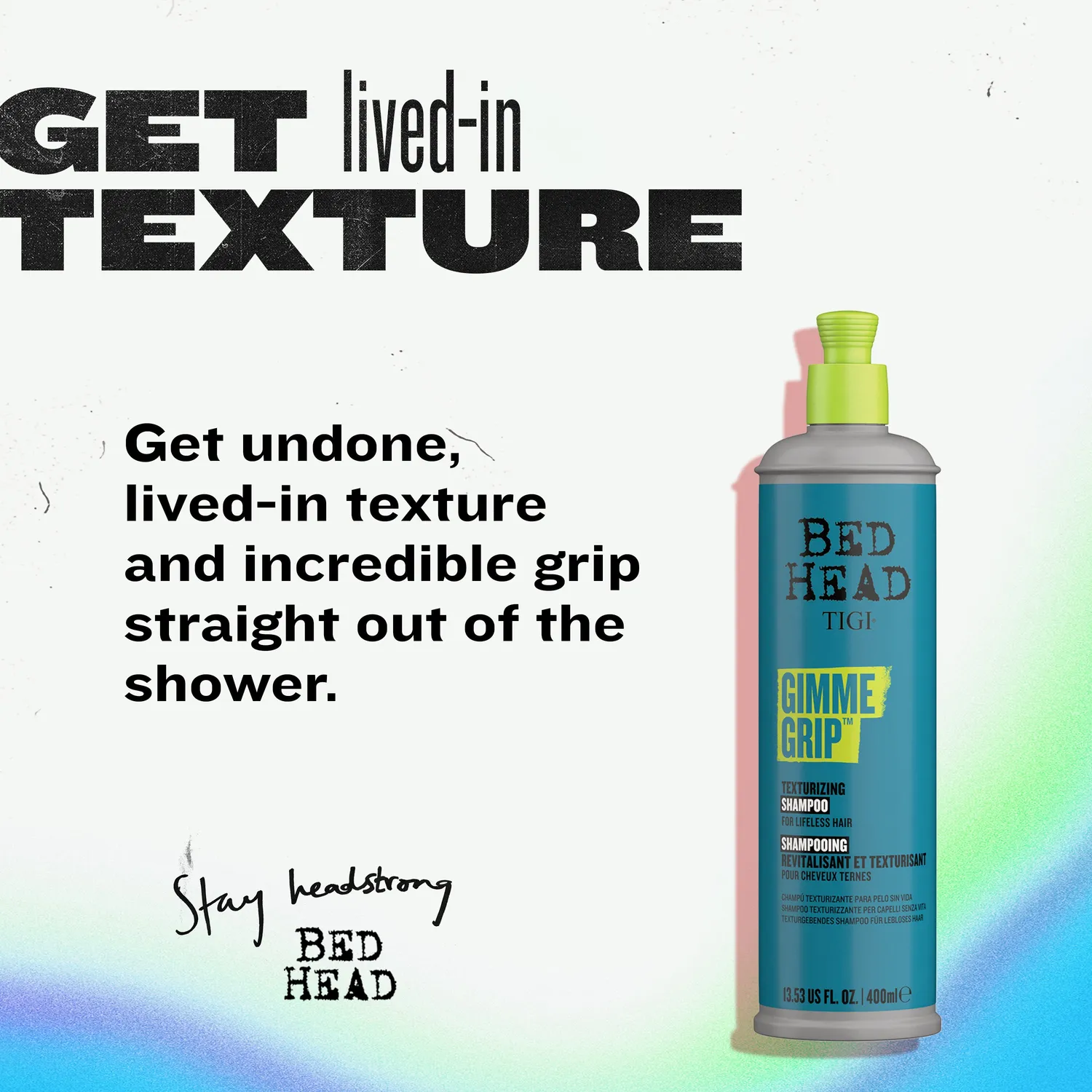 Tigi Bed Head Gimme Grip shampoo capelli fini senza volume