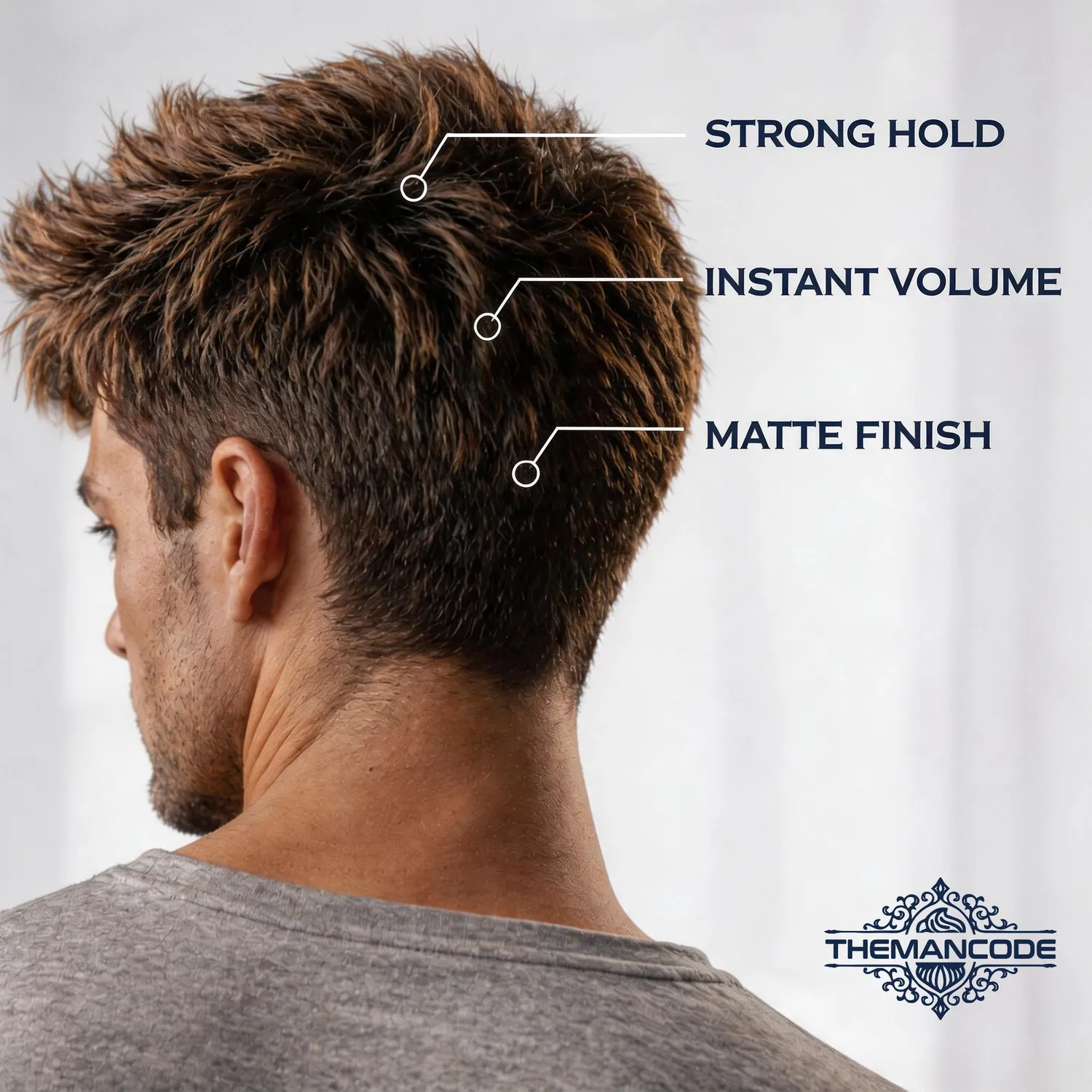 THEMANCODE Hair Styling Powder polvere capelli 1 oz tenuta forte