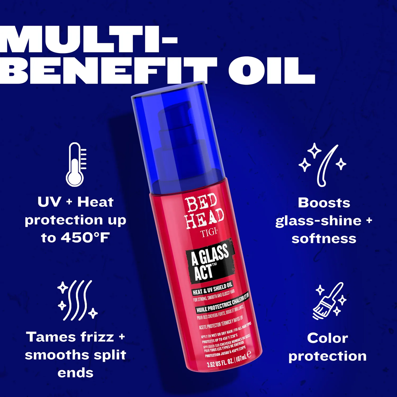 Tigi Bed Head A Glass Act Olio Termoprotettore 230°