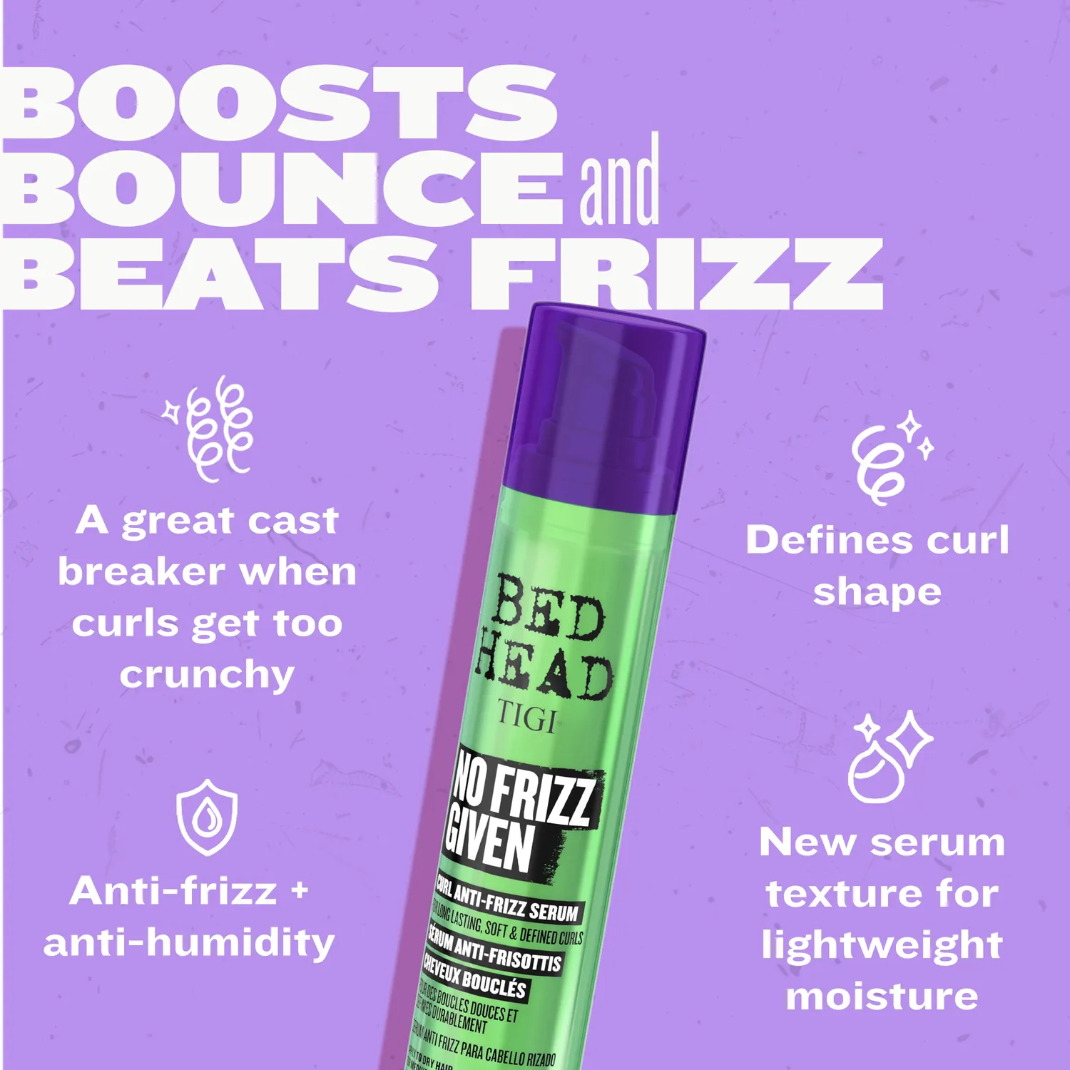 Tigi Bed Head No Frizz Given siero ricci anticrespo