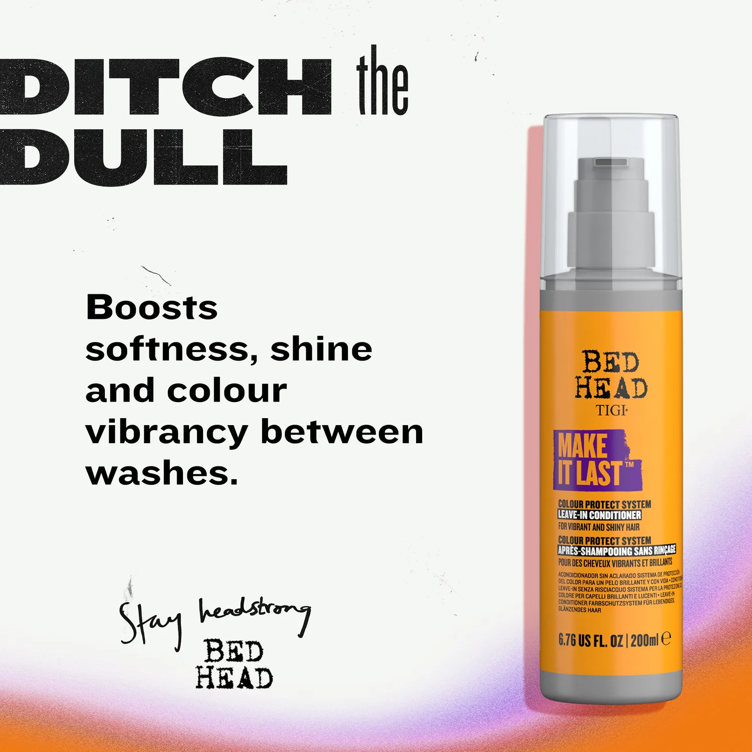 Tigi Bed Head Make It Last balsamo spray capelli colorati