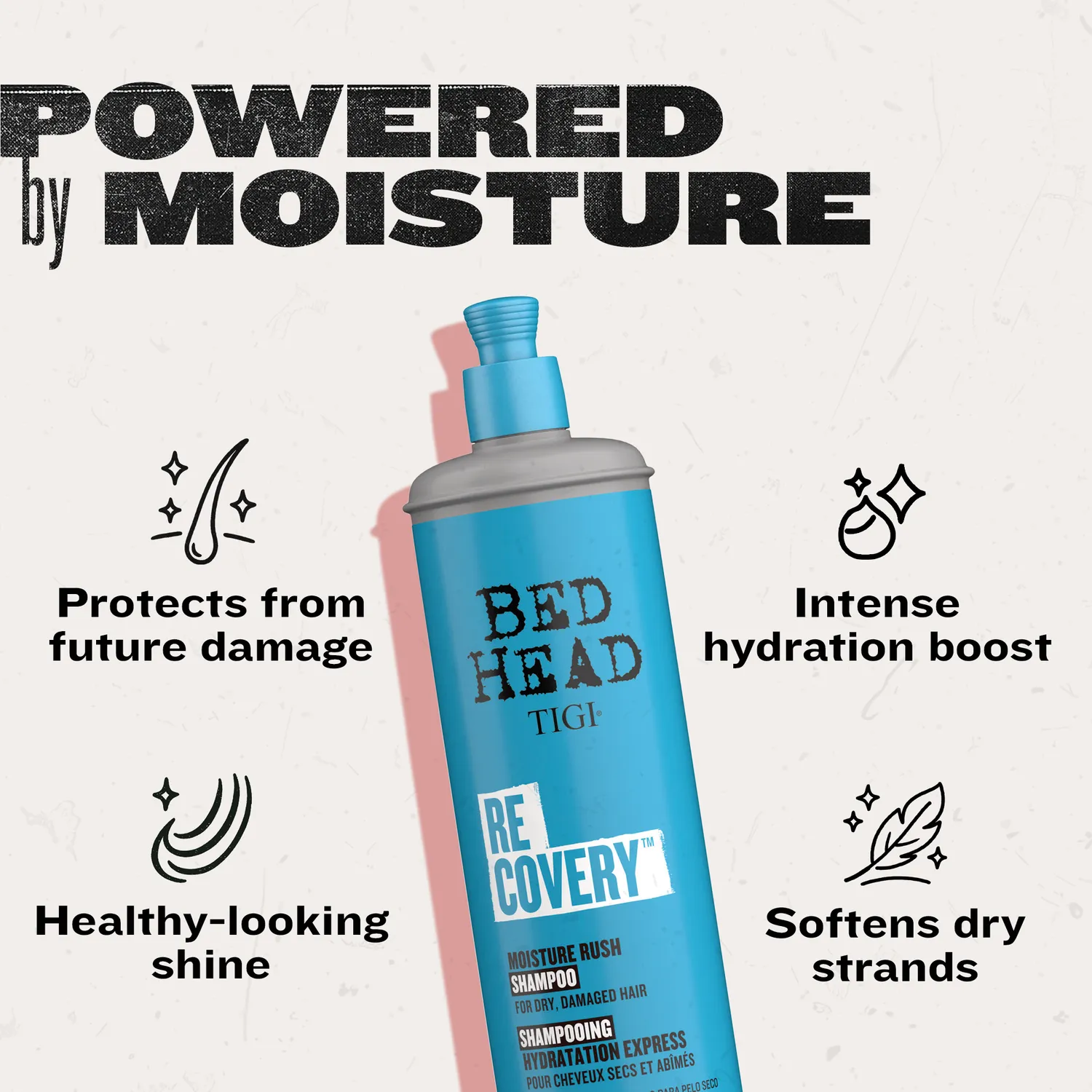 Tigi Bed Head Recovery shampoo idratante capelli secchi