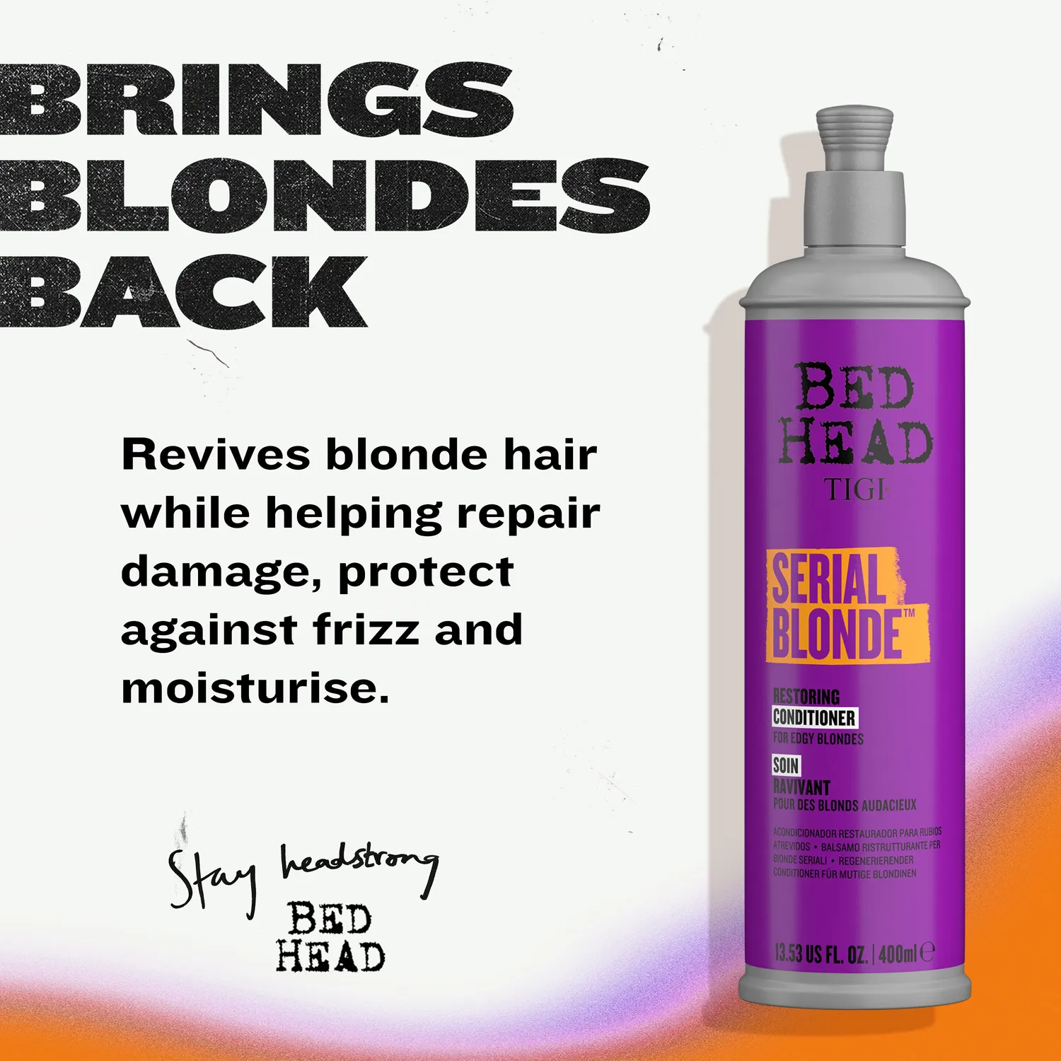 Tigi Bed Head Serial Blonde balsamo capelli biondi danneggiati