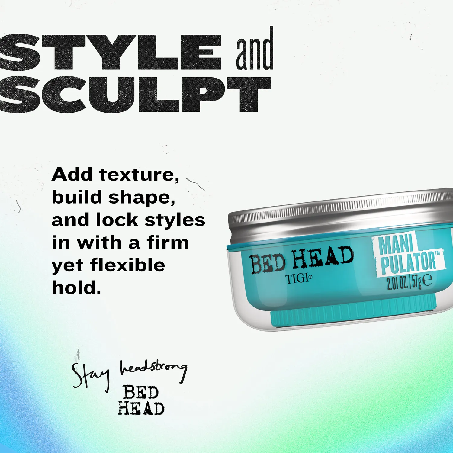 Tigi Bed Head Manipulator pasta capelli tenuta forte