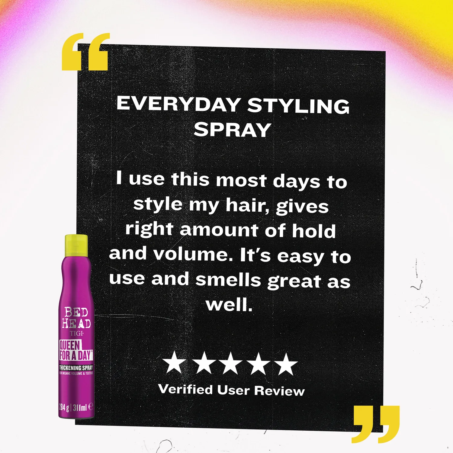Tigi Bed Head Queen For A Day spray capelli fini volumizzante