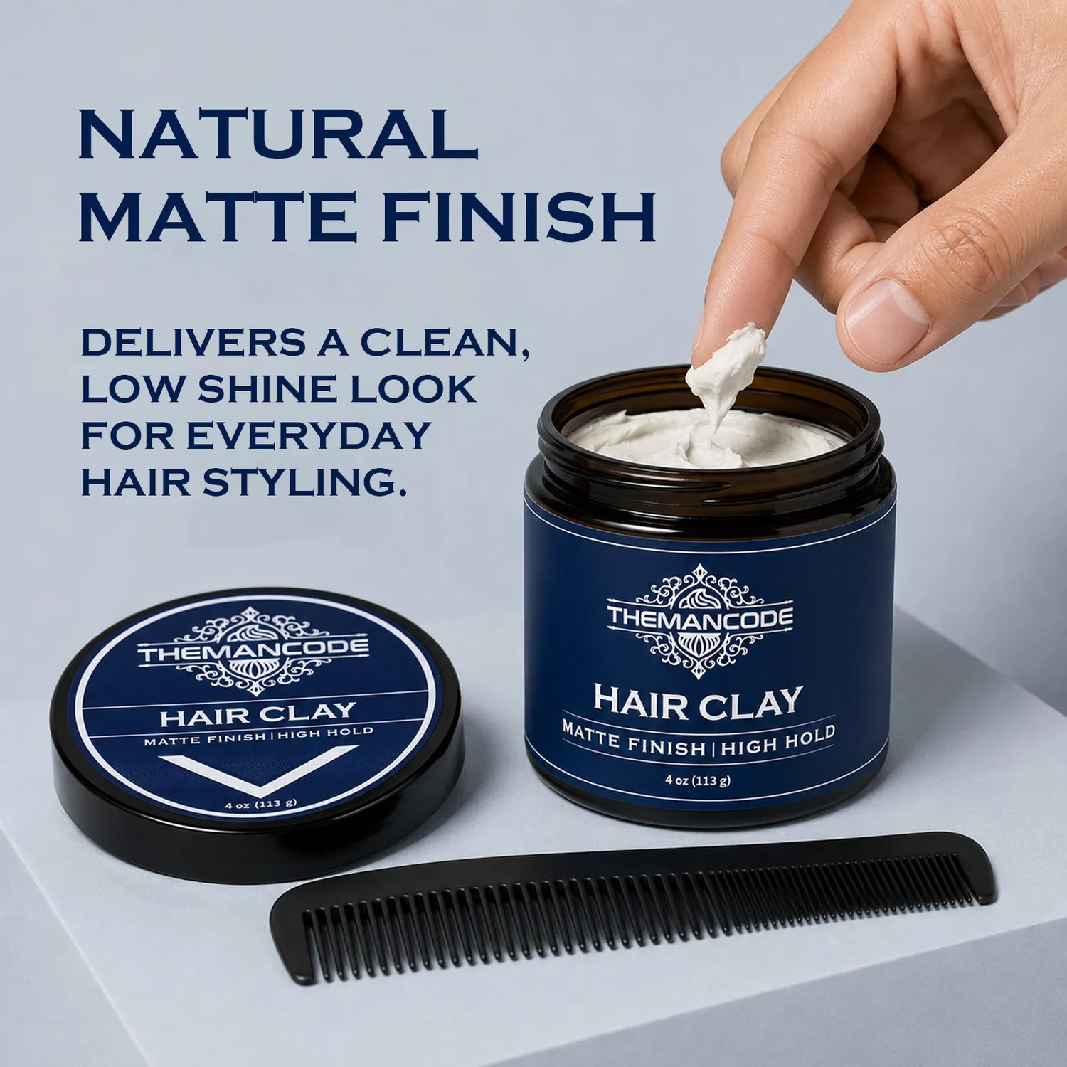 THEMANCODE Hair Clay argilla capelli 4 oz opaca forte