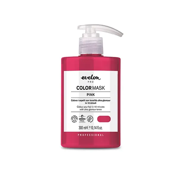 Evelon Pro Color Mask Pink Maschera Capelli  rosa