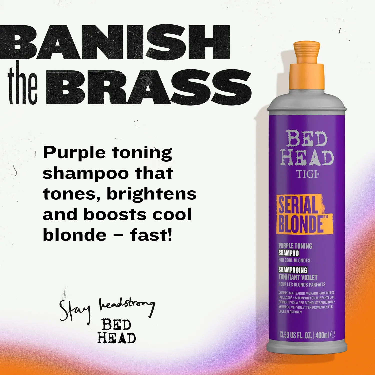 Tigi Bed Head Serial Blonde Shampoo Viola Biondi Freddi