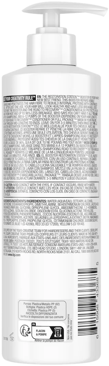 Tigi Bed Head Restoration Station booster cheratina