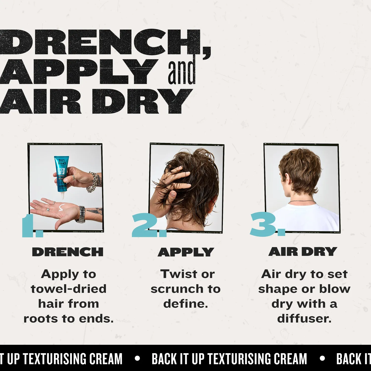 Tigi Bed Head Back It Up crema testurizzante onde