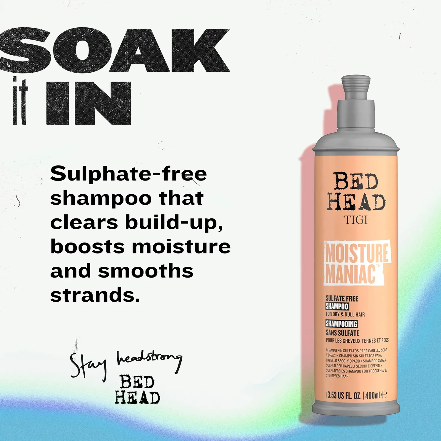 Tigi Bed Head Moisture Maniac shampoo senza solfati