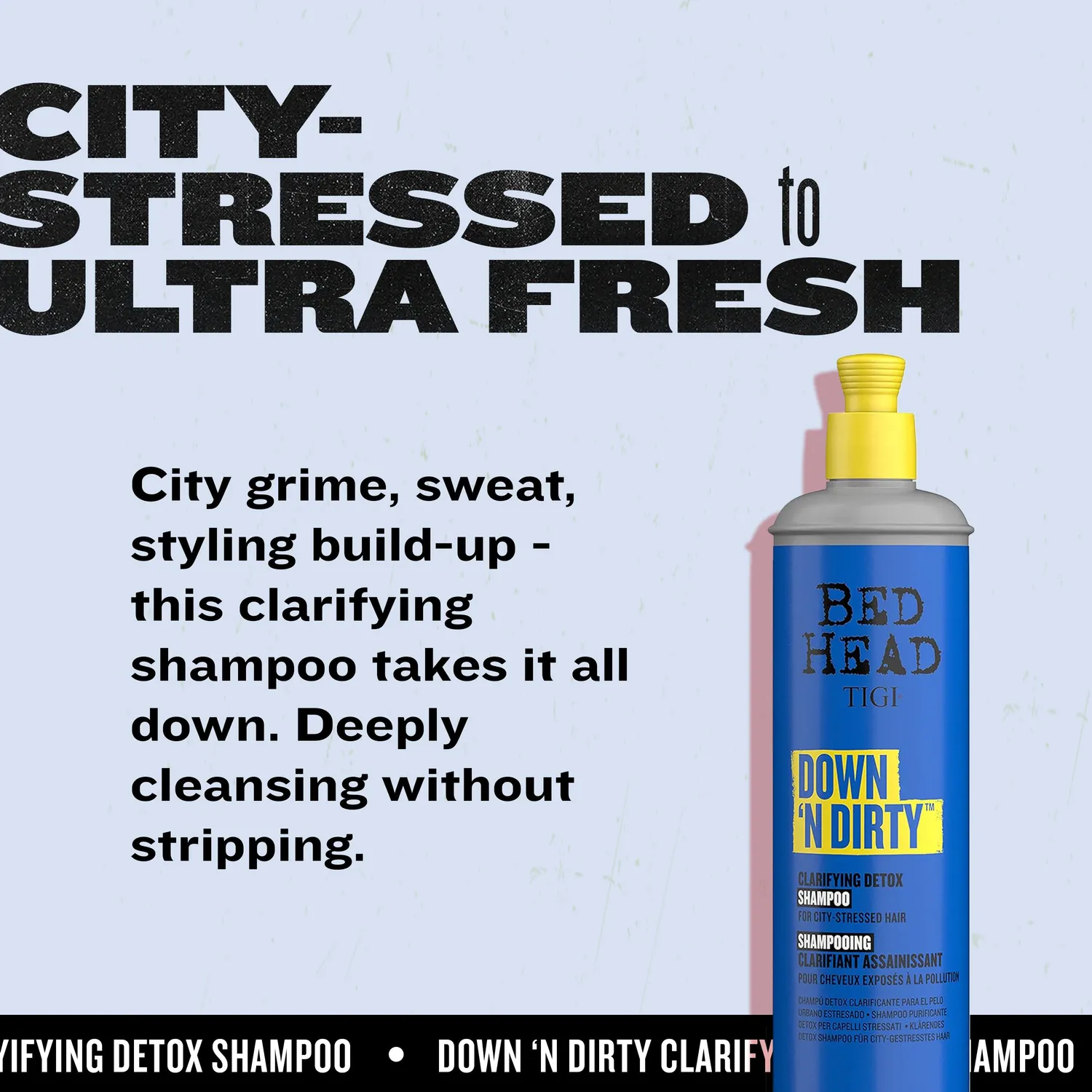 Tigi Bed Head Down N' Dirty shampoo purificante detox