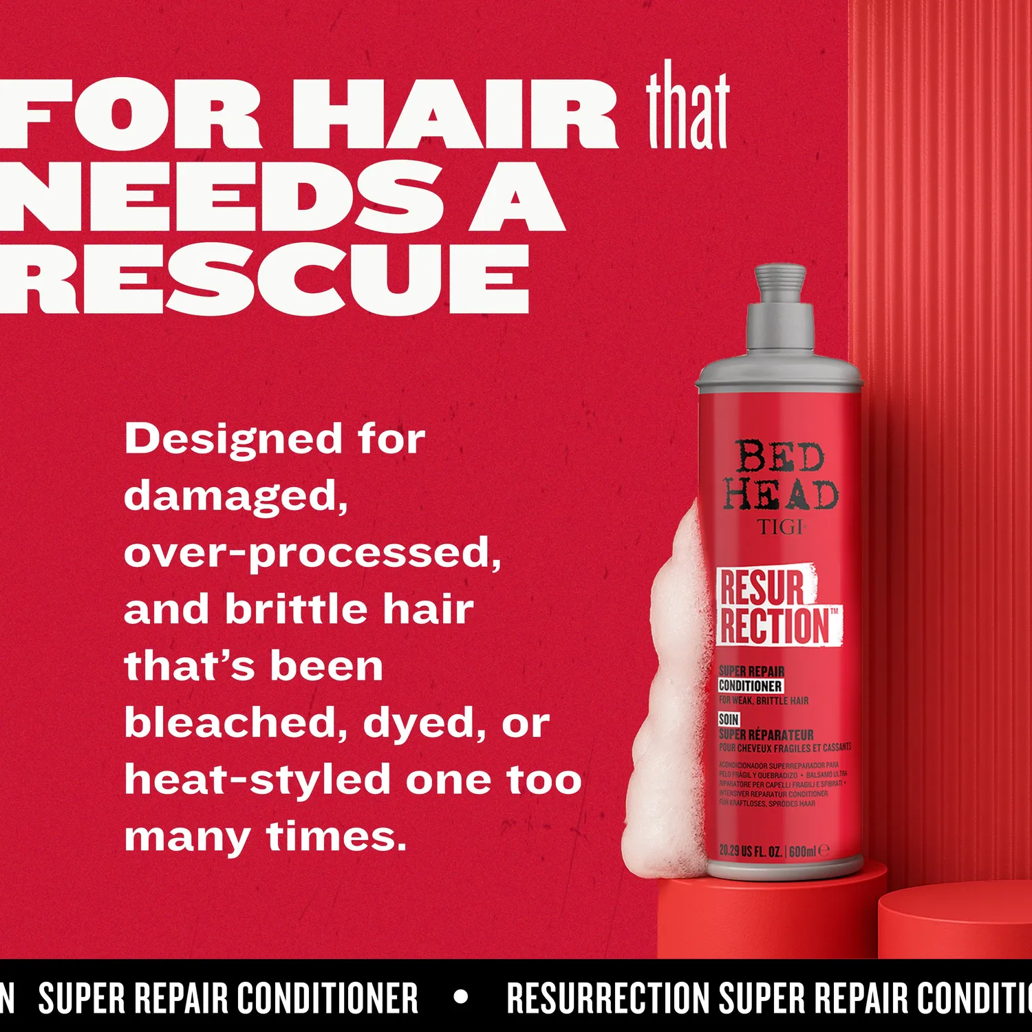 Tigi Bed Head Resurrection balsamo capelli rovinati riparatore