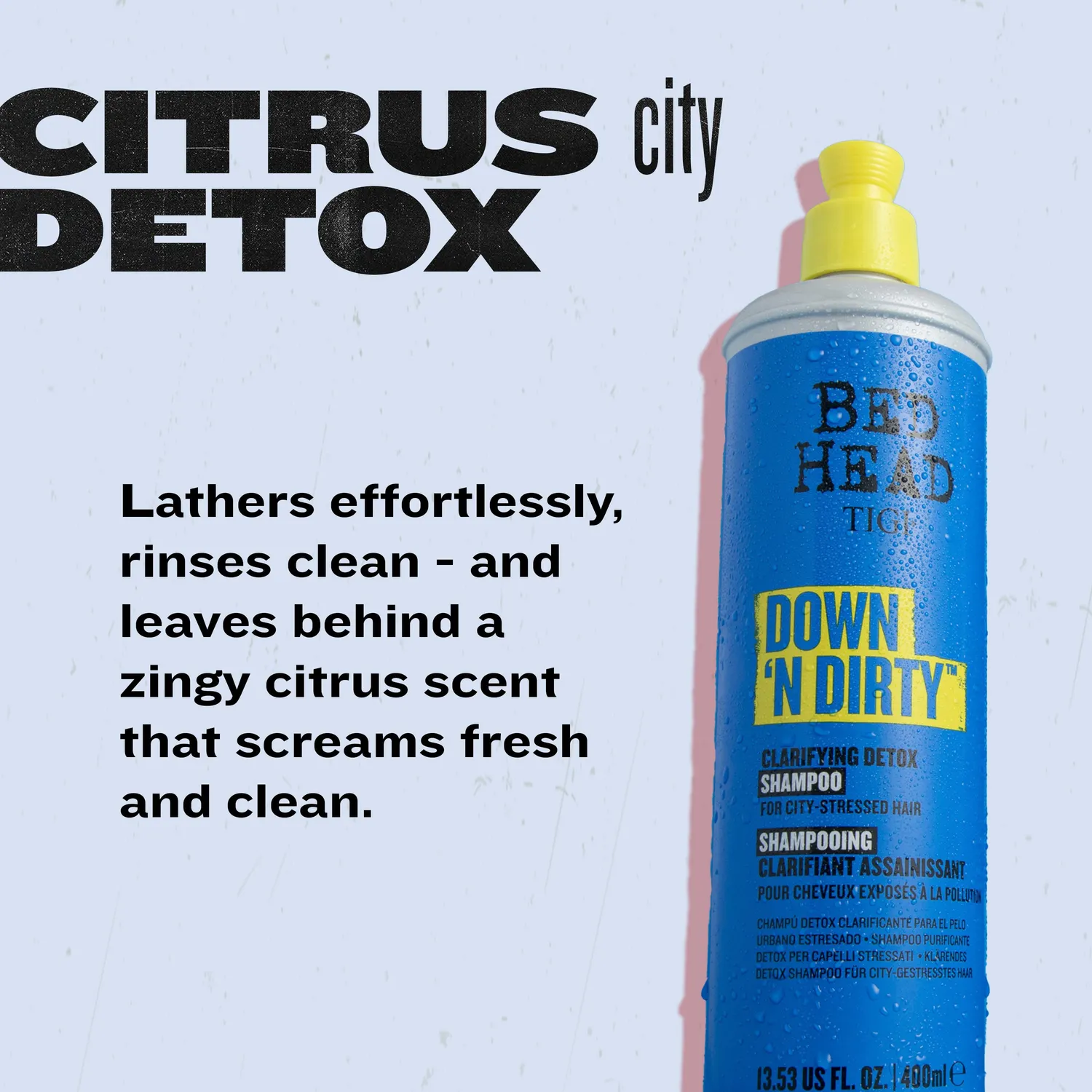 Tigi Bed Head Down N' Dirty shampoo purificante detox