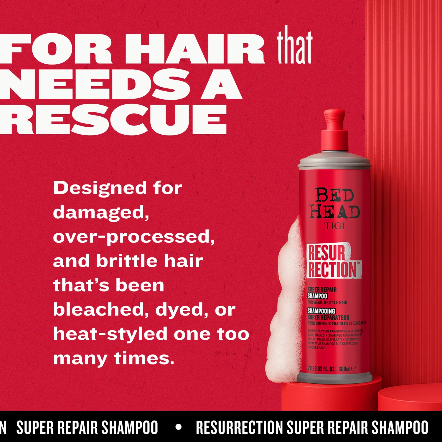 Tigi Bed Head Resurrection shampoo capelli danneggiati