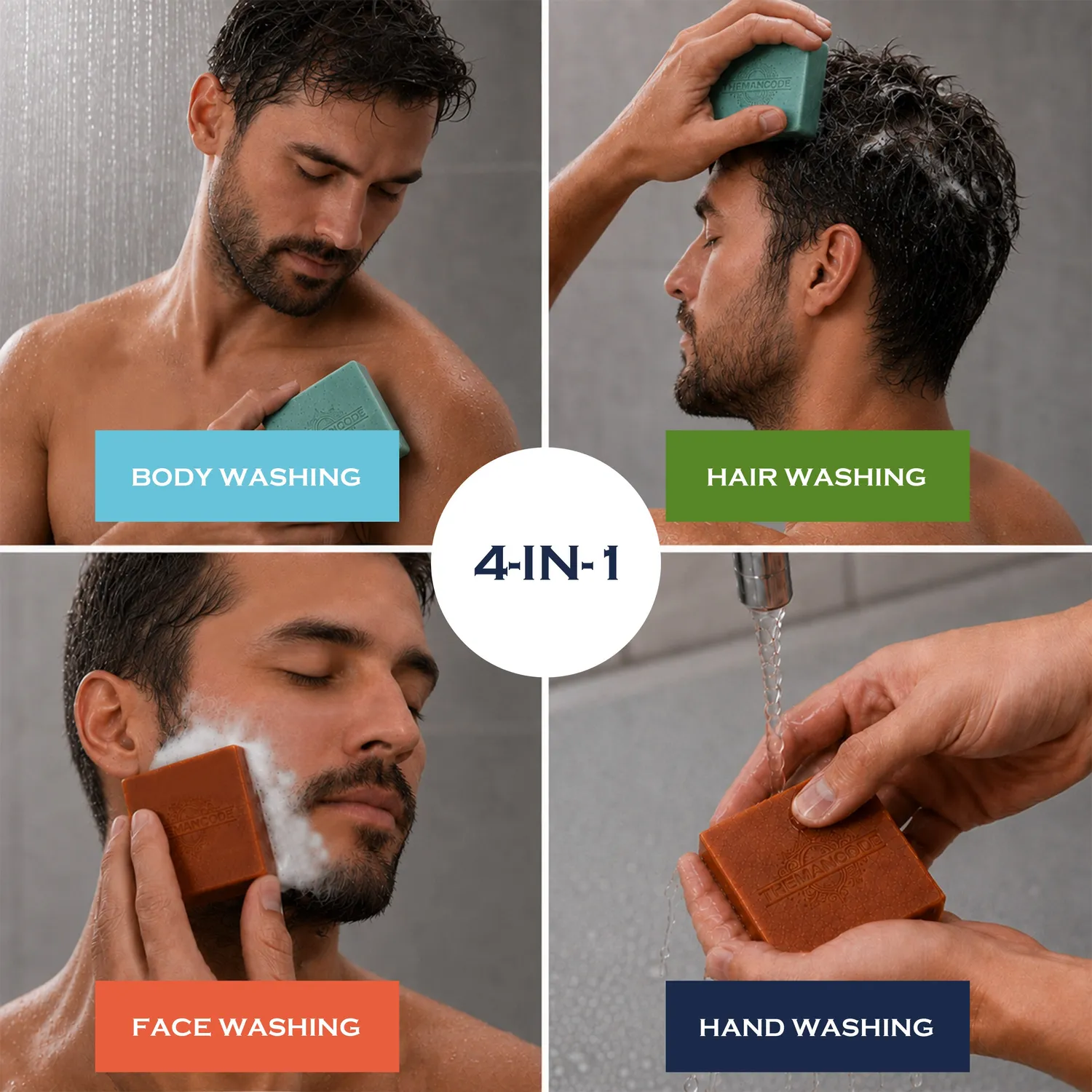 TheMancode Natural saponetta uomo detergente naturale