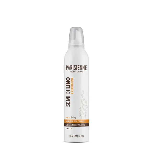 Parisienne Mousse Semi di Lino styling capelli ricci