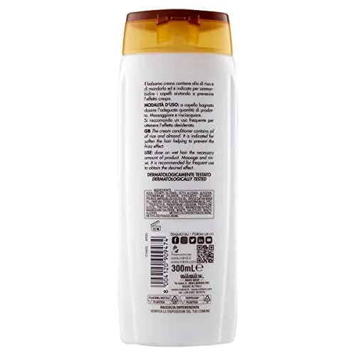 Elidor balsamo crema crespi 300 ml mandorla e riso