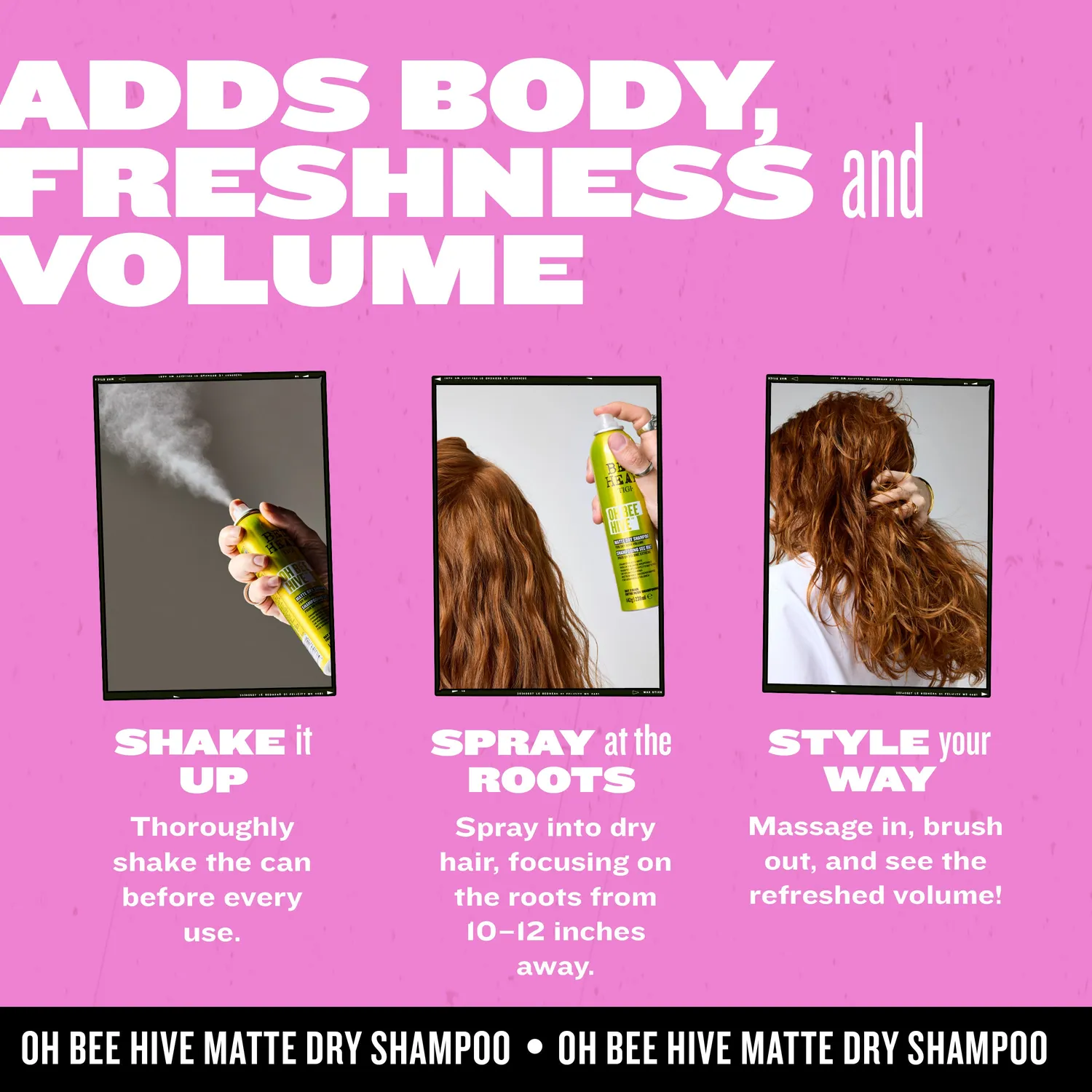 Tigi Bed Head Oh Bee Hive shampoo secco volumizzante