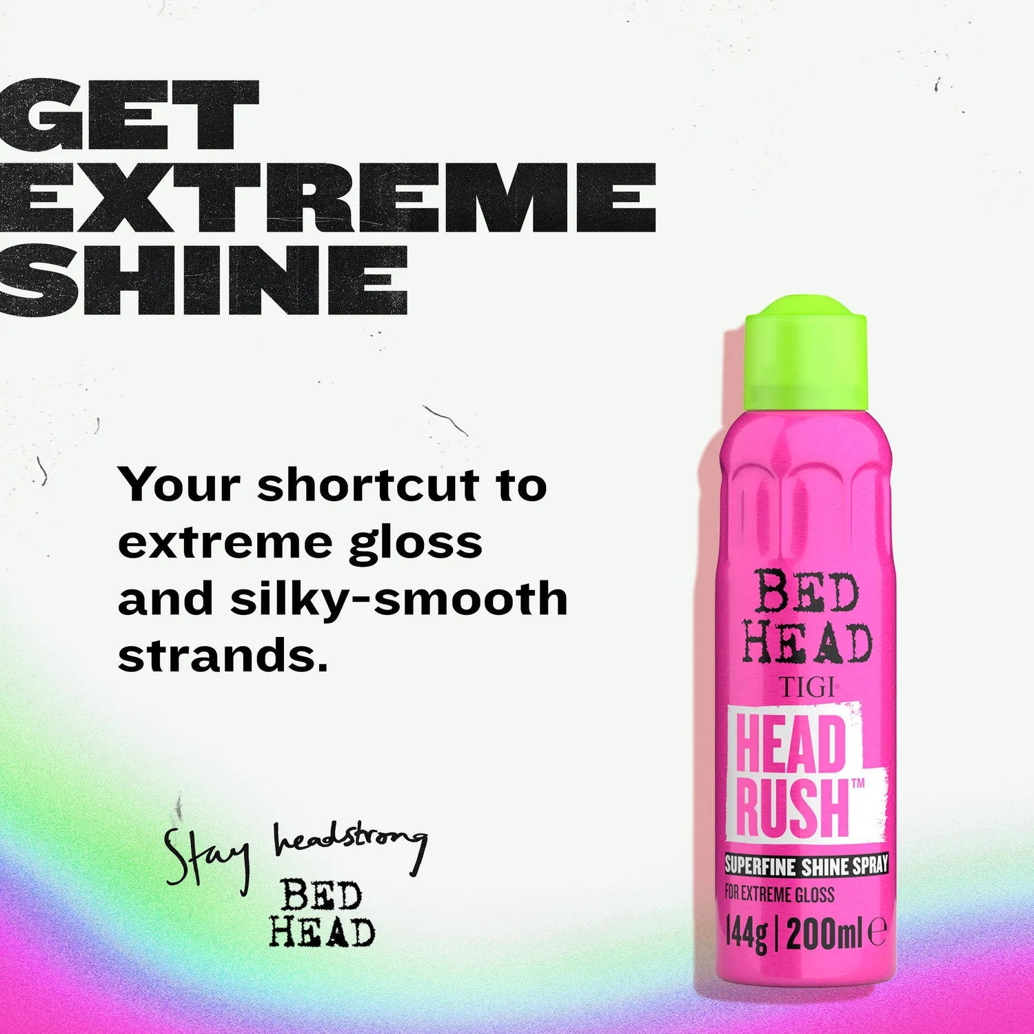 Tigi Bed Head Head Rush spray lucidante brillante