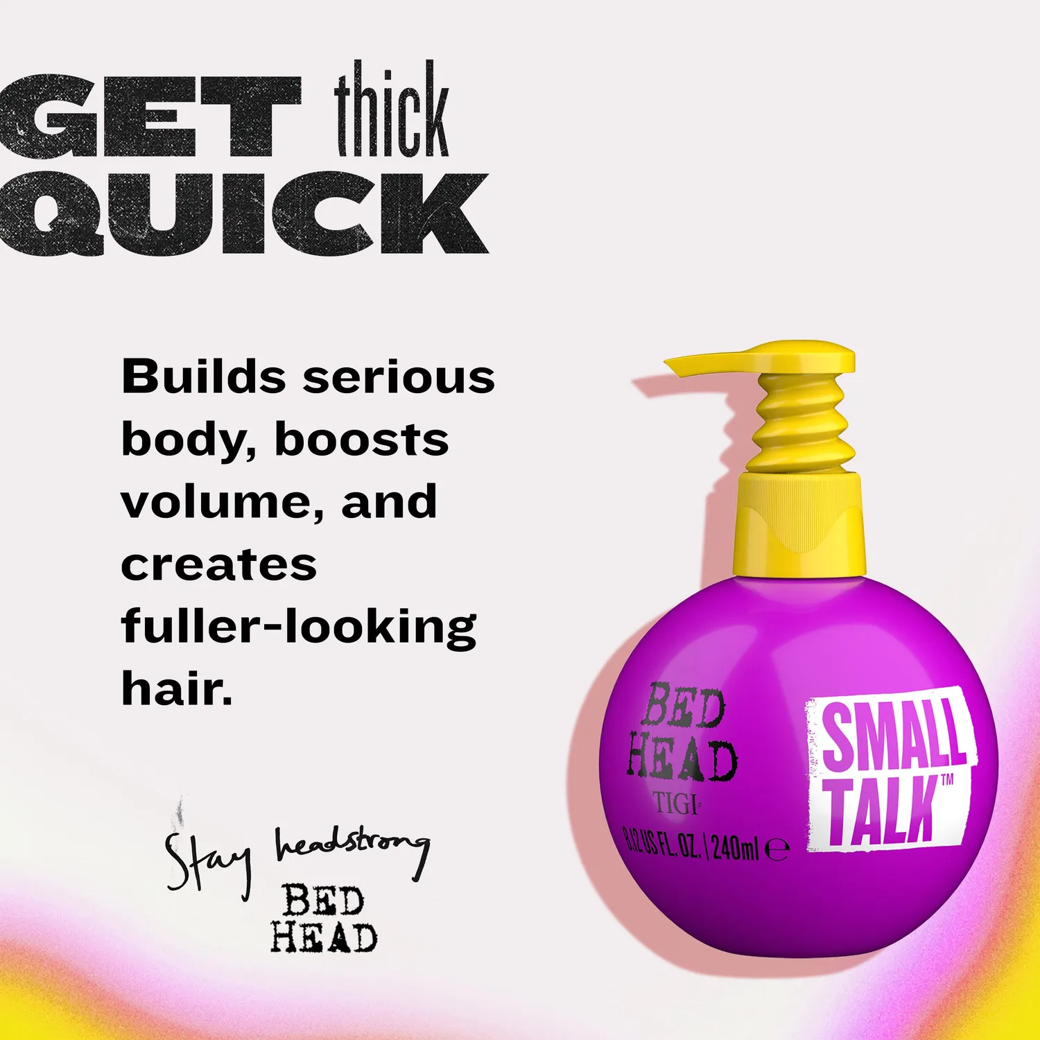 Tigi Bed Head Small Talk crema capelli volumizzante anticrespo
