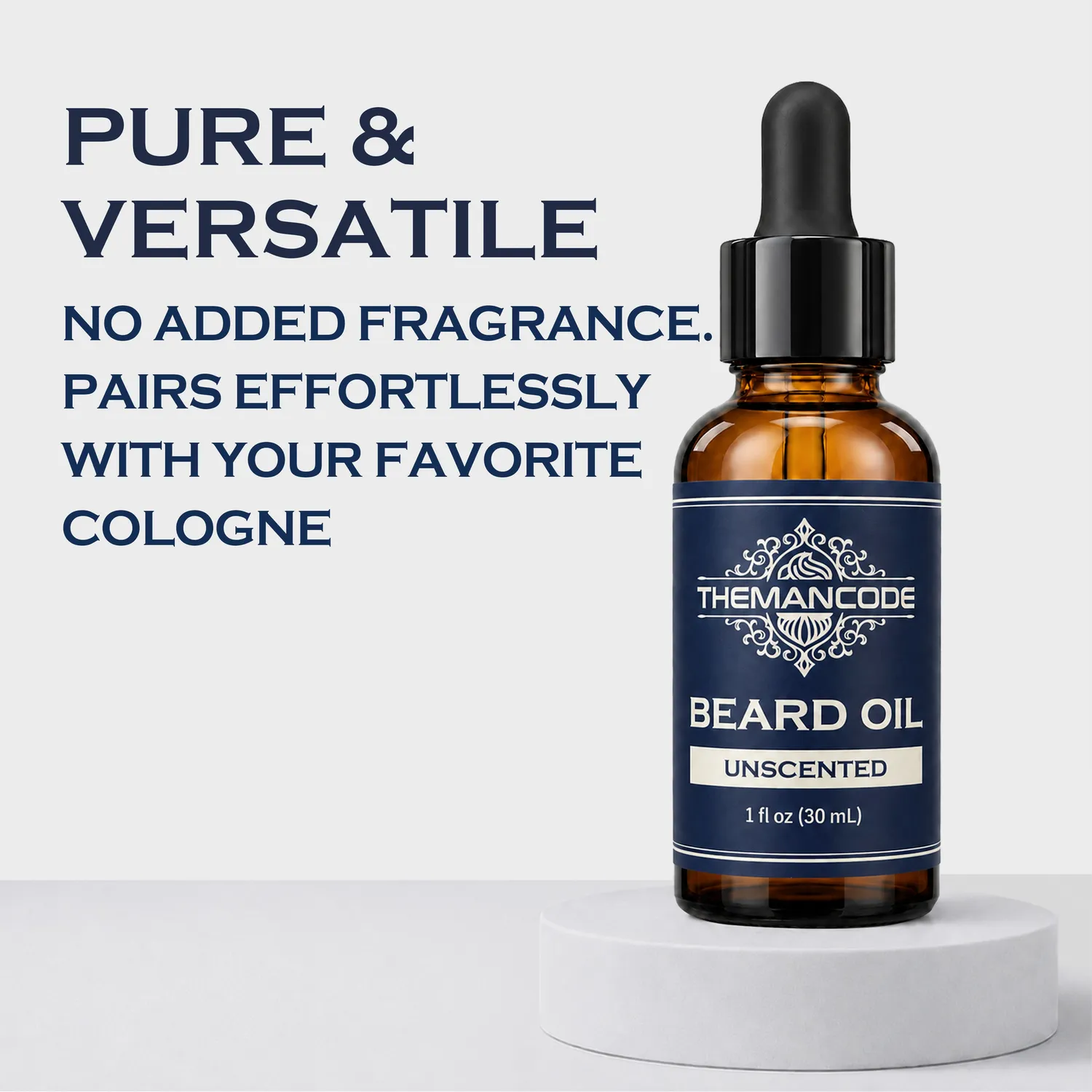 THEMANCODE Beard Oil olio barba senza profumo idratante