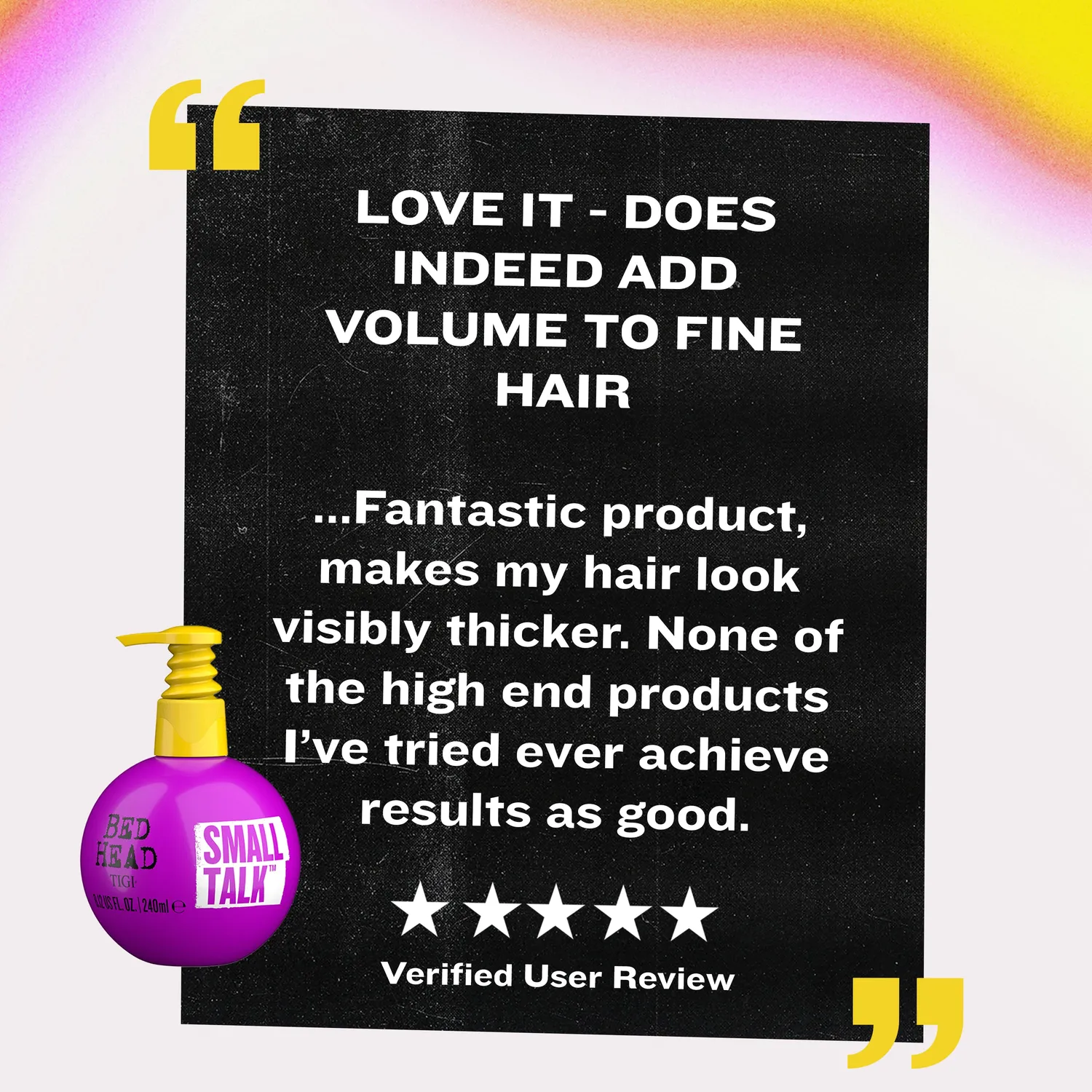 Tigi Bed Head Small Talk crema capelli volumizzante anticrespo