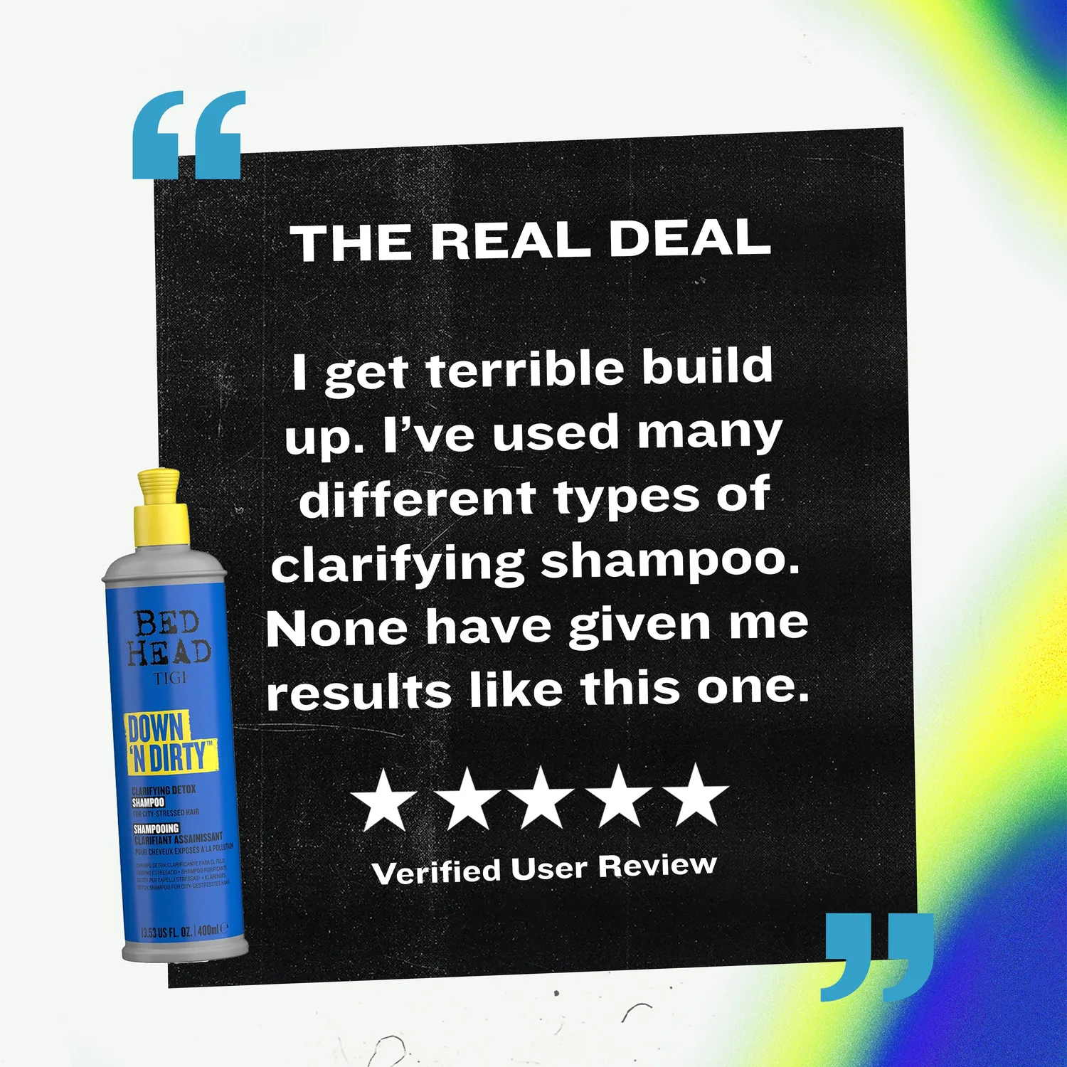Tigi Bed Head Down N' Dirty shampoo purificante detox